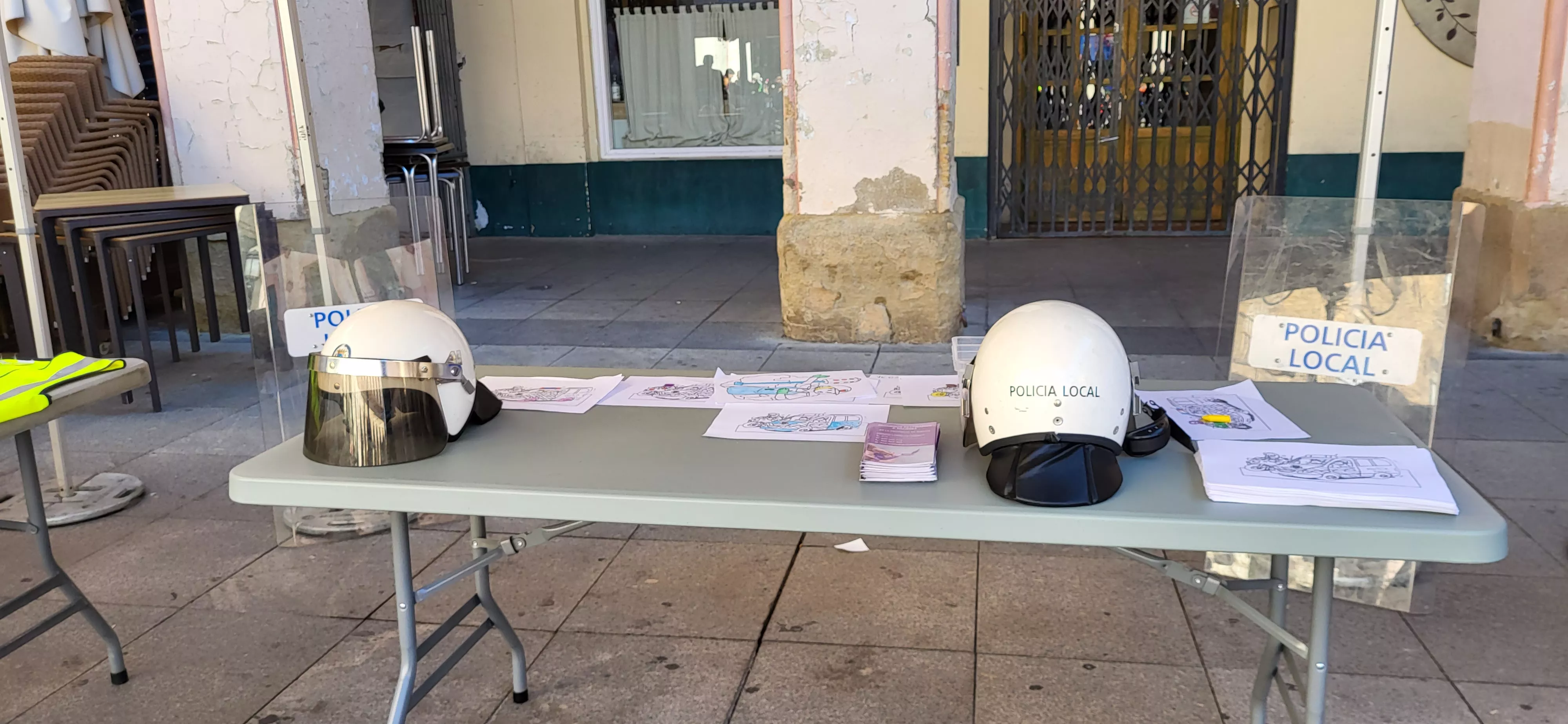Exhibición de medio y especialidades policiales en Huesca. Foto Mercedes Manterola