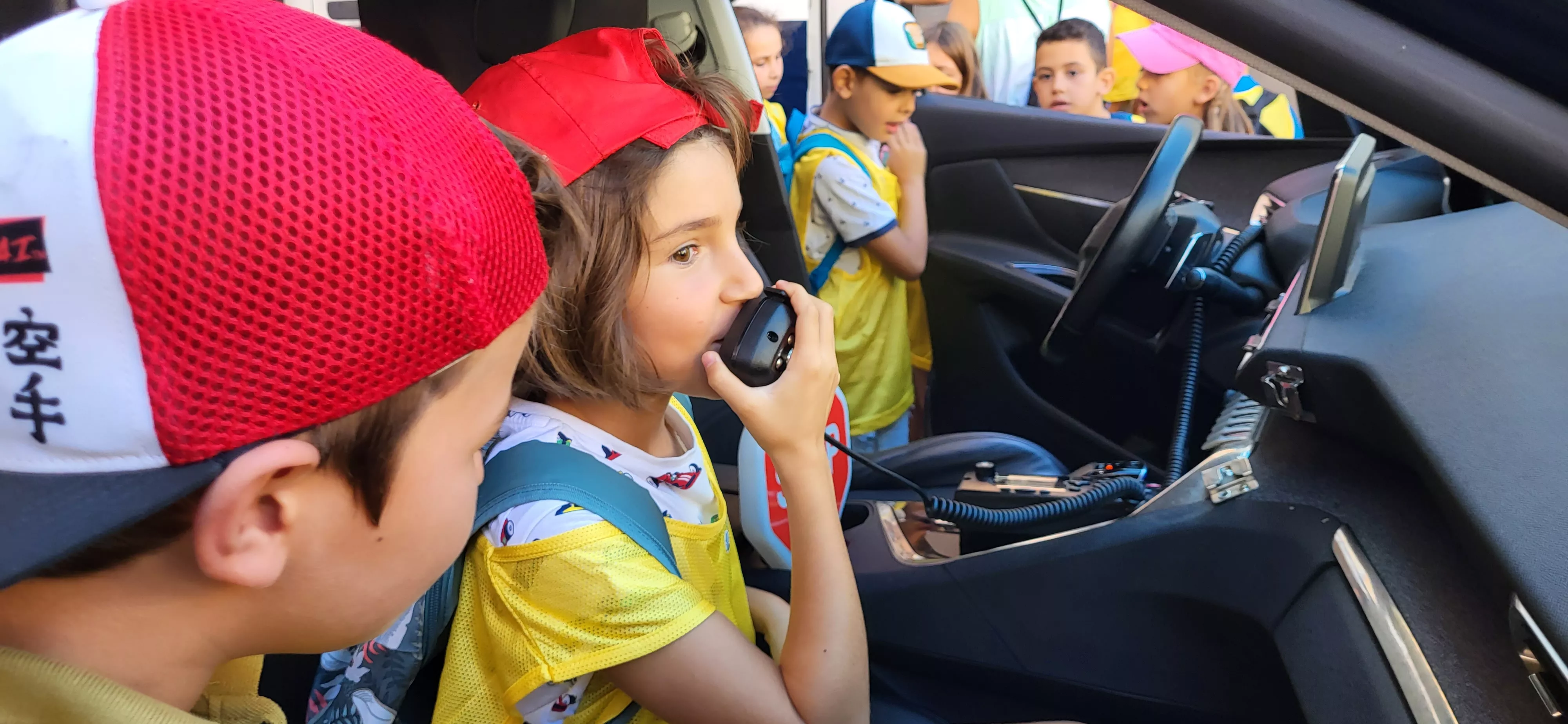 Exhibición de medio y especialidades policiales en Huesca. Foto Mercedes Manterola