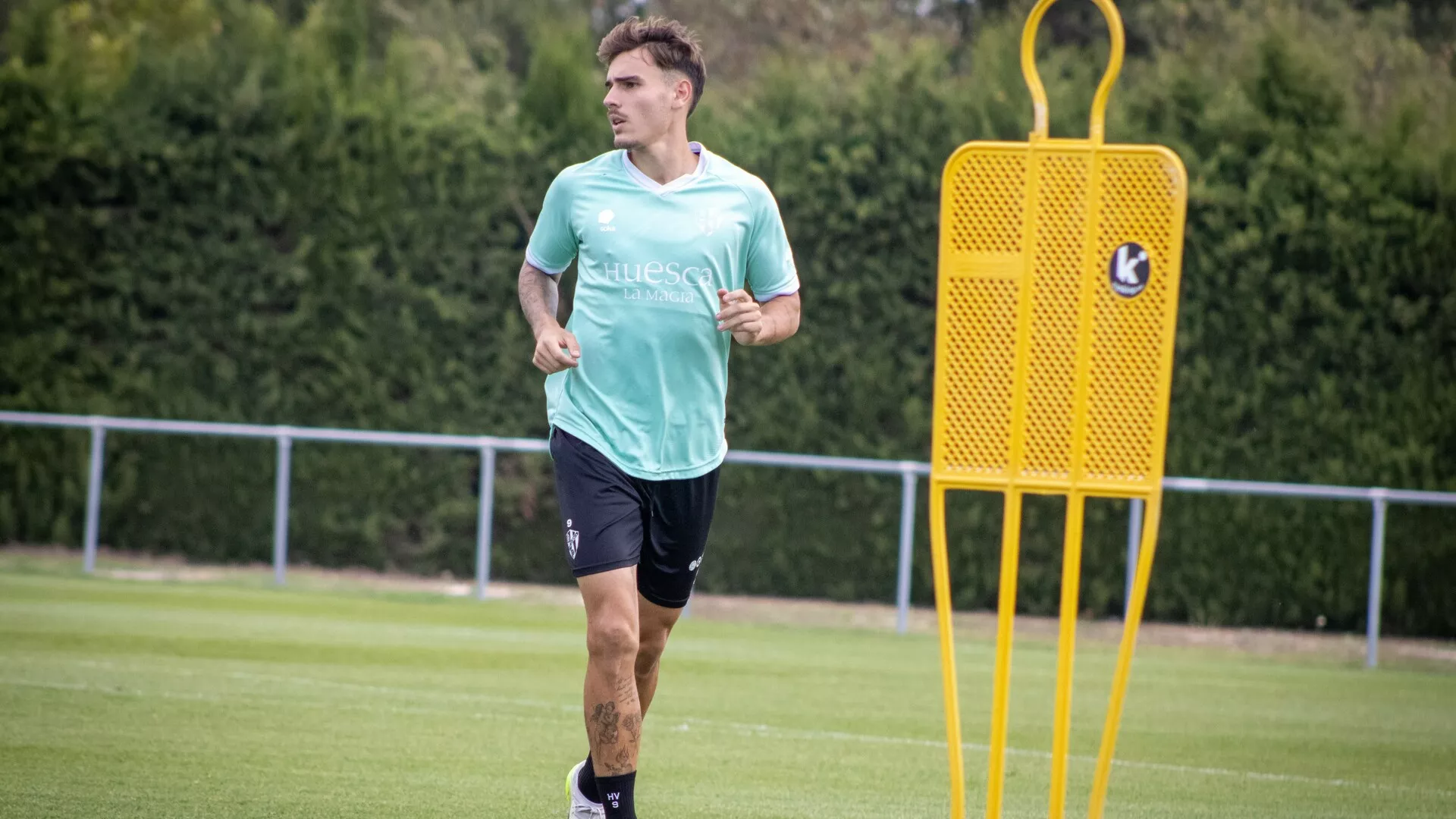 Hugo Vallejo. Foto: SD Huesca.