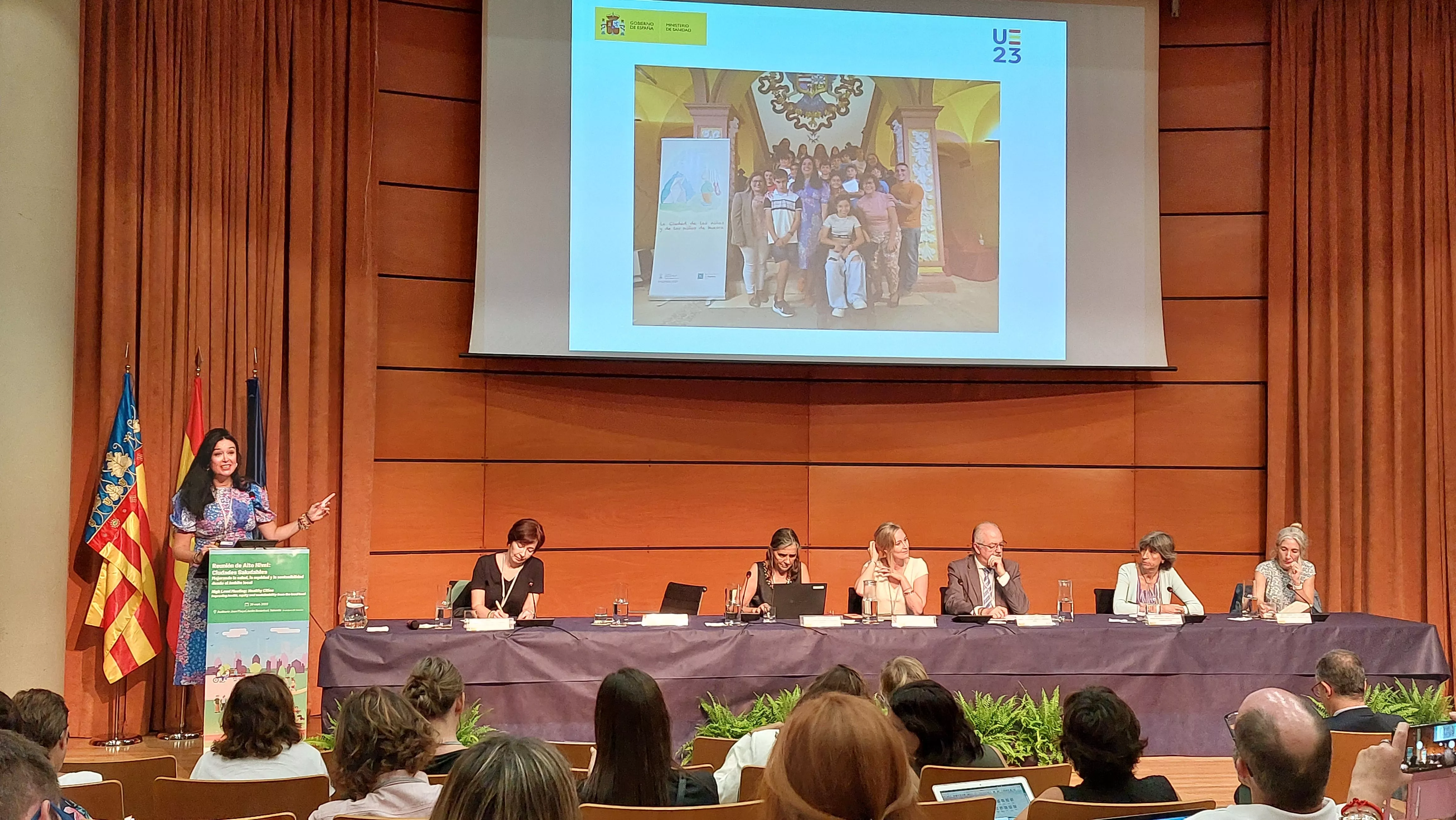 Lorena Orduna, en la reunión de alto nivel en Valencia