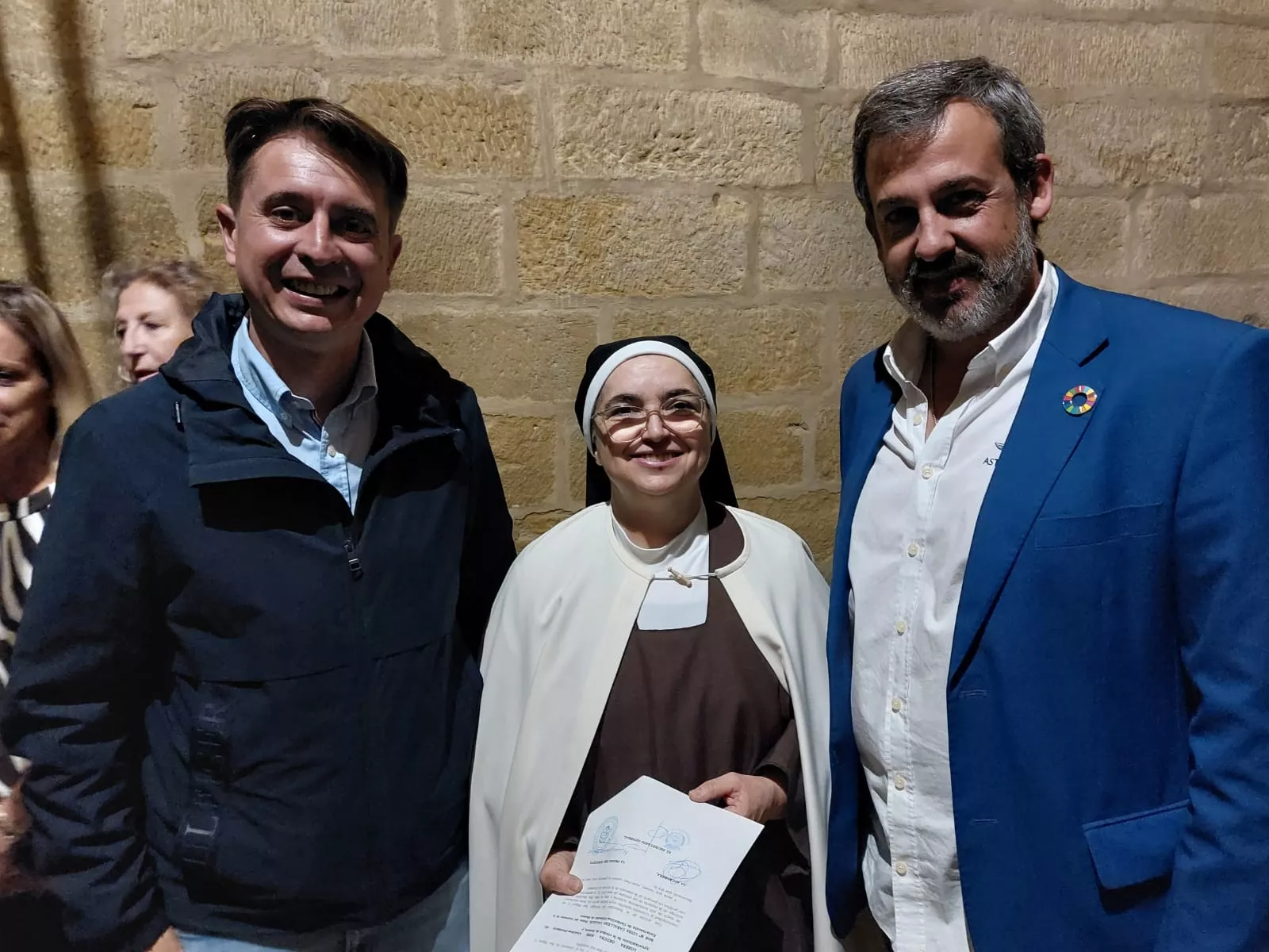 Entrega del céntimo del Ayuntamiento a las Carmelitas Calzadas.