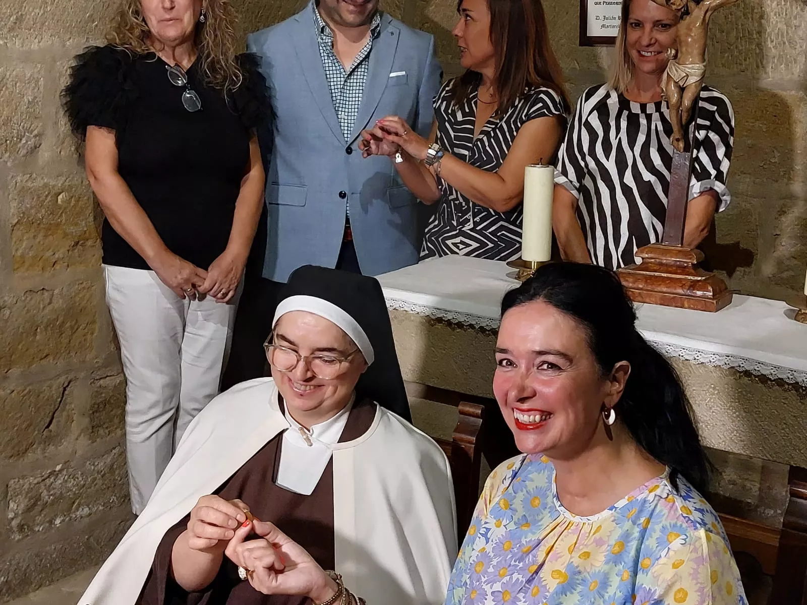 Entrega del céntimo del Ayuntamiento a las Carmelitas Calzadas.