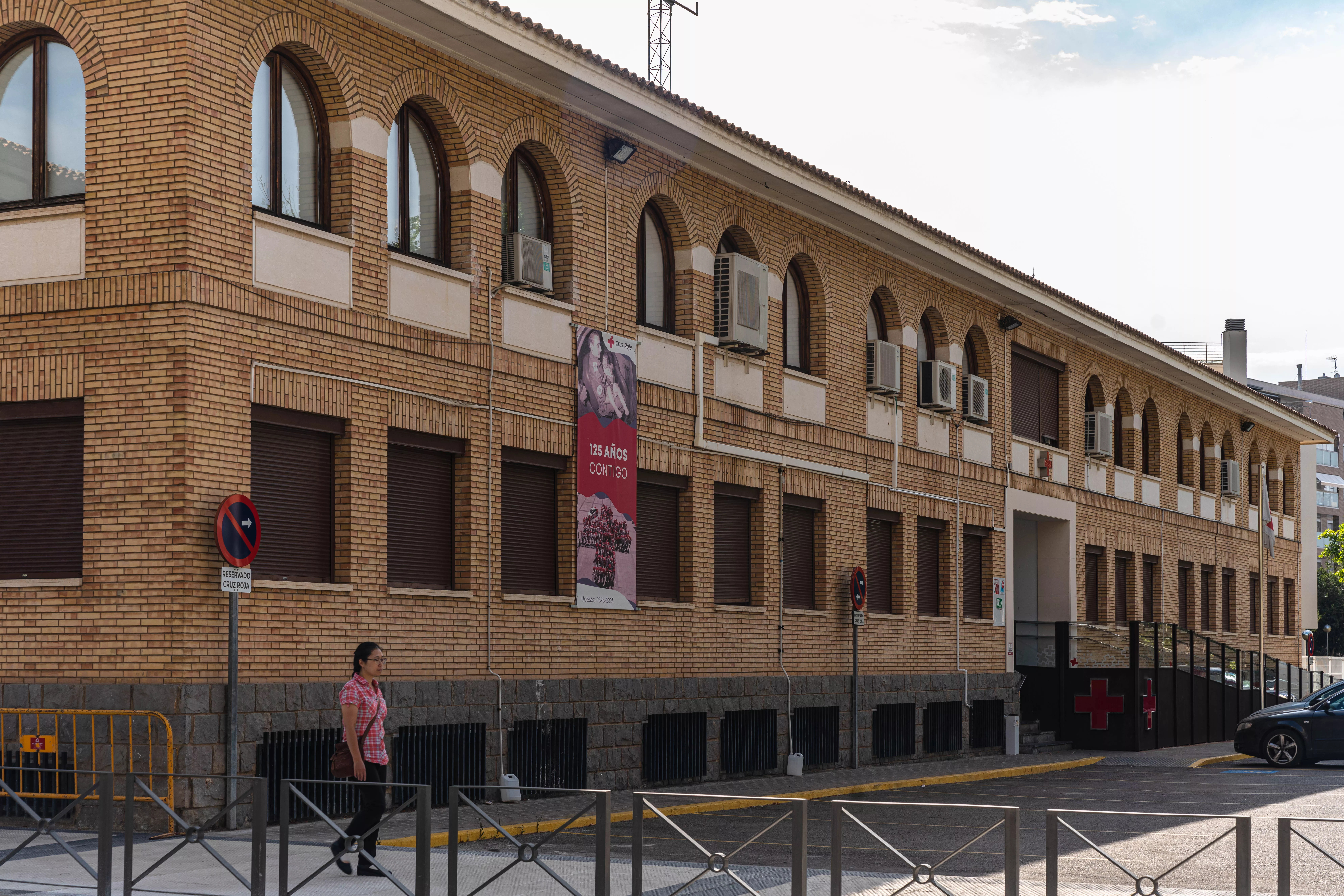 Sede de Cruz Roja en Huesca.