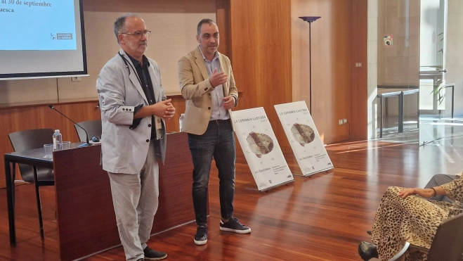 Grassa Toro y Carlos Sampériz. Foto Myriam Martínez Grassa Toro y Carlos Sampériz. Foto Myriam Martínez