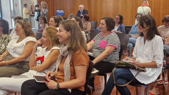 Las bibliotecarias de la provincia son las grandes protagonistas. Foto Myriam Martínez Las bibliotecarias de la provincia son las grandes protagonistas. Foto Myriam Martínez