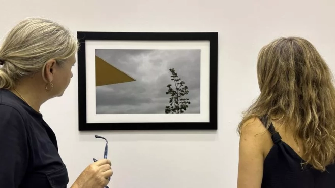 Una de las obras expuestas en el CDAN