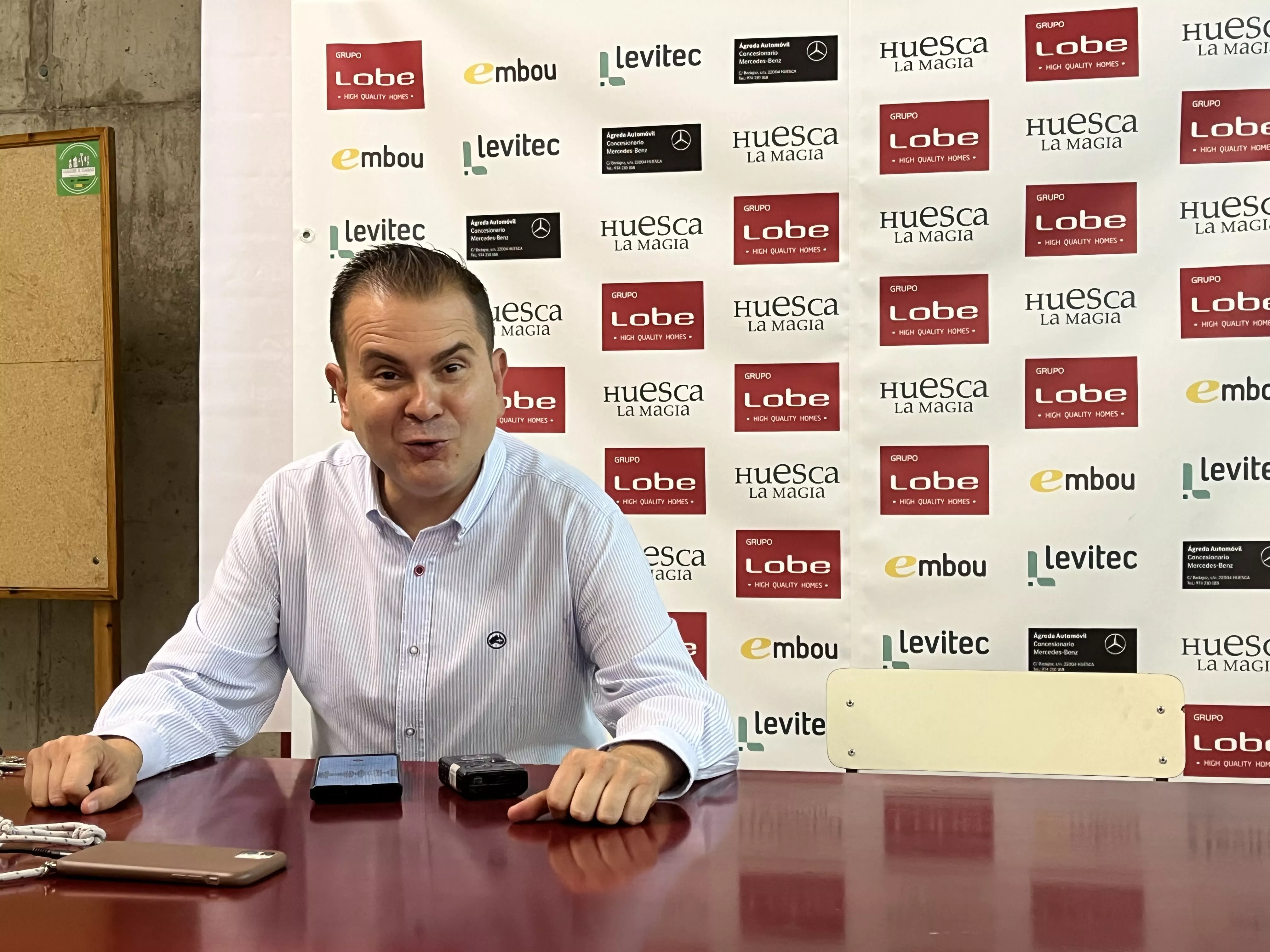 Rafa Sanz, entrenador del Lobe Huesca La Magia