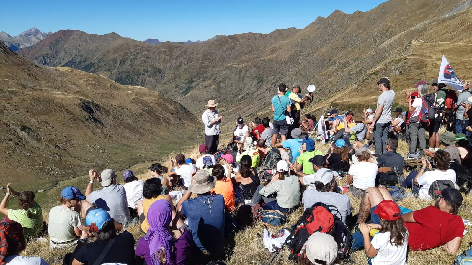  Imagen de una anterior marcha reivindicativas a Canal Roya.