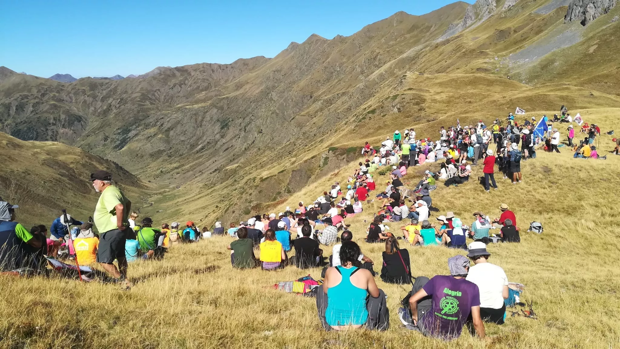  Marcha reivindicativa al collado de Canal Roya.