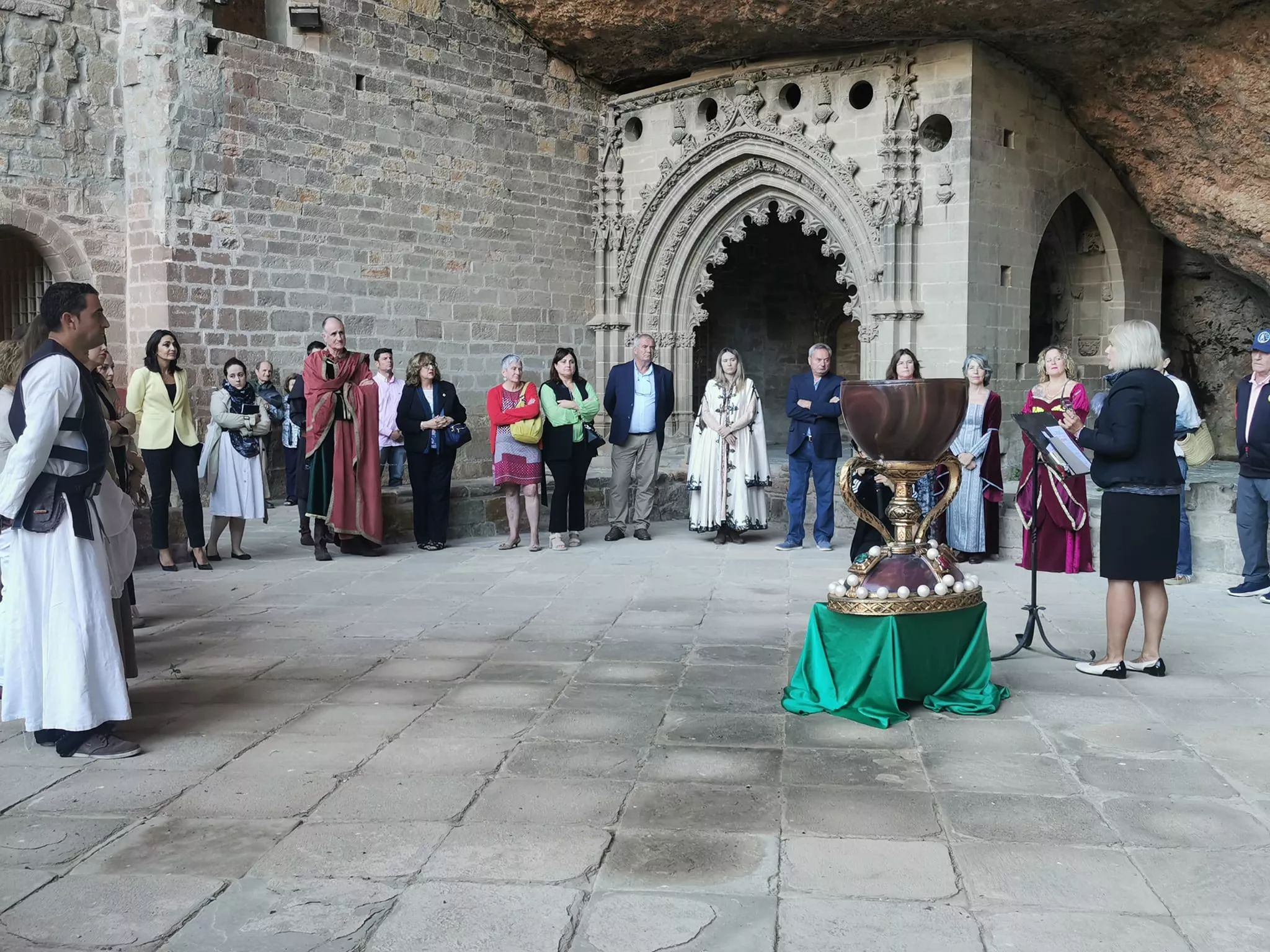Celebración de las jornadas "Jaca, reino y leyenda". Foto Ayuntamiento de Jaca