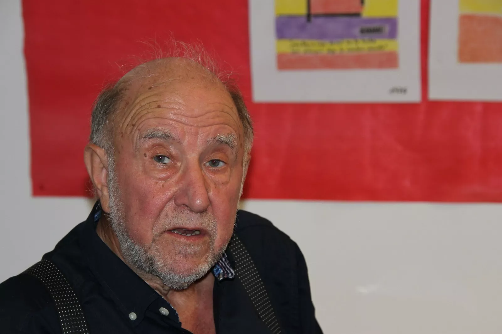 José María Adé, en la charla de Carlos A. Migliaccio en el CRMAHU. Foto Carlos Neofato