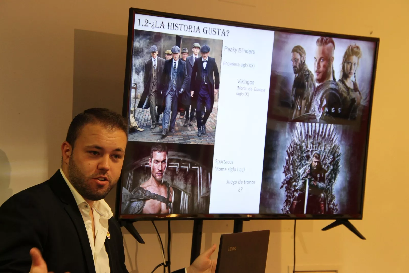 Carlos A. Migliaccio en el CRMAHU. Foto Carlos Neofato