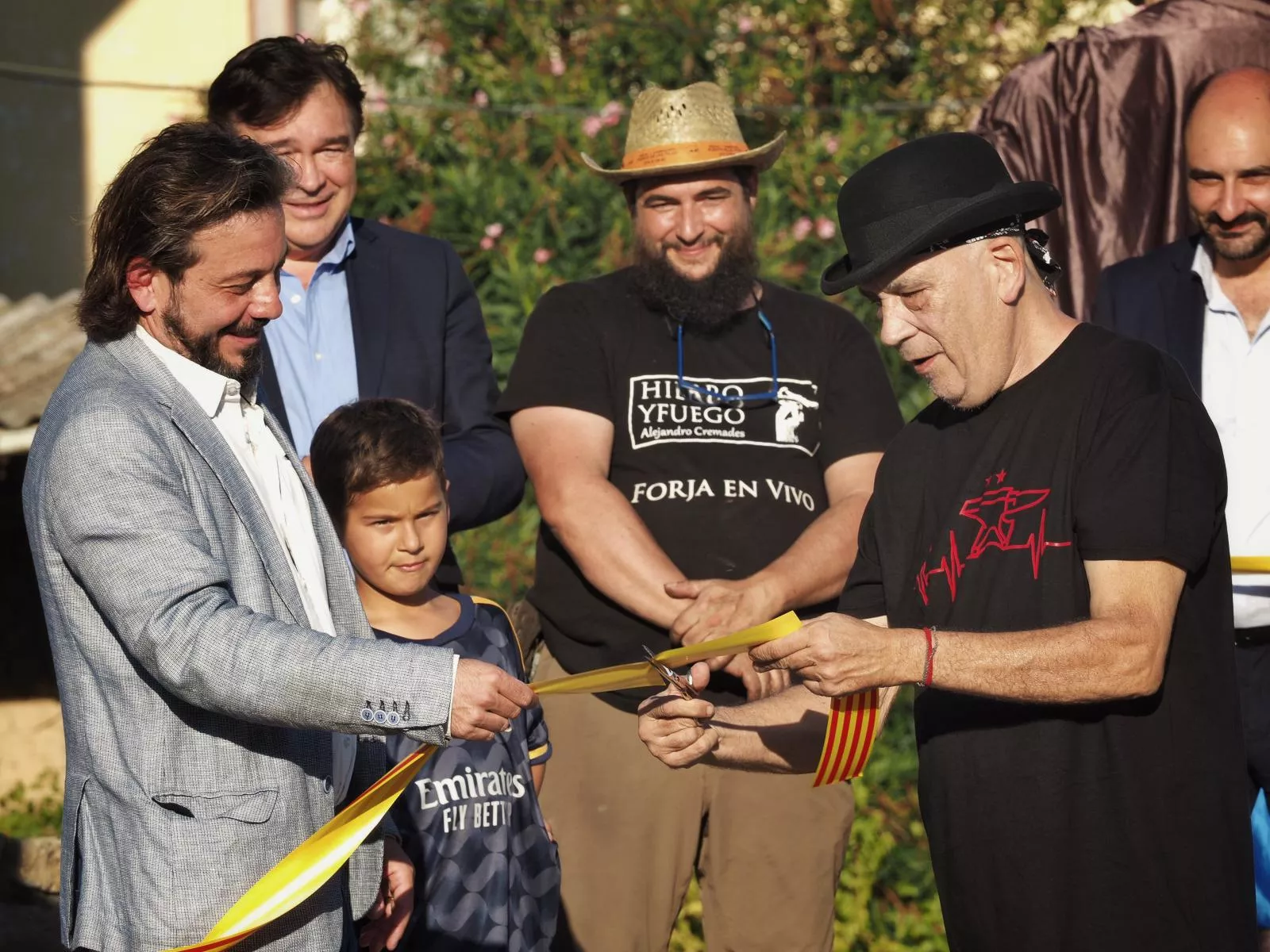Encuentro de Forjadores que se celebra en Estada. Foto Vicky López