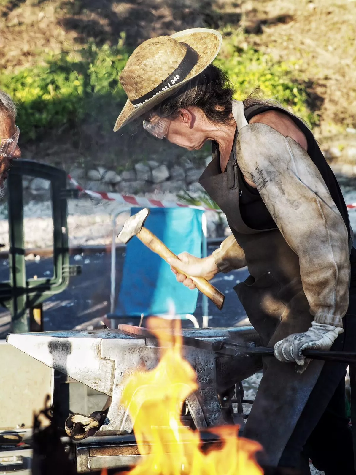 Encuentro de Forjadores que se celebra en Estada. Foto Vicky López