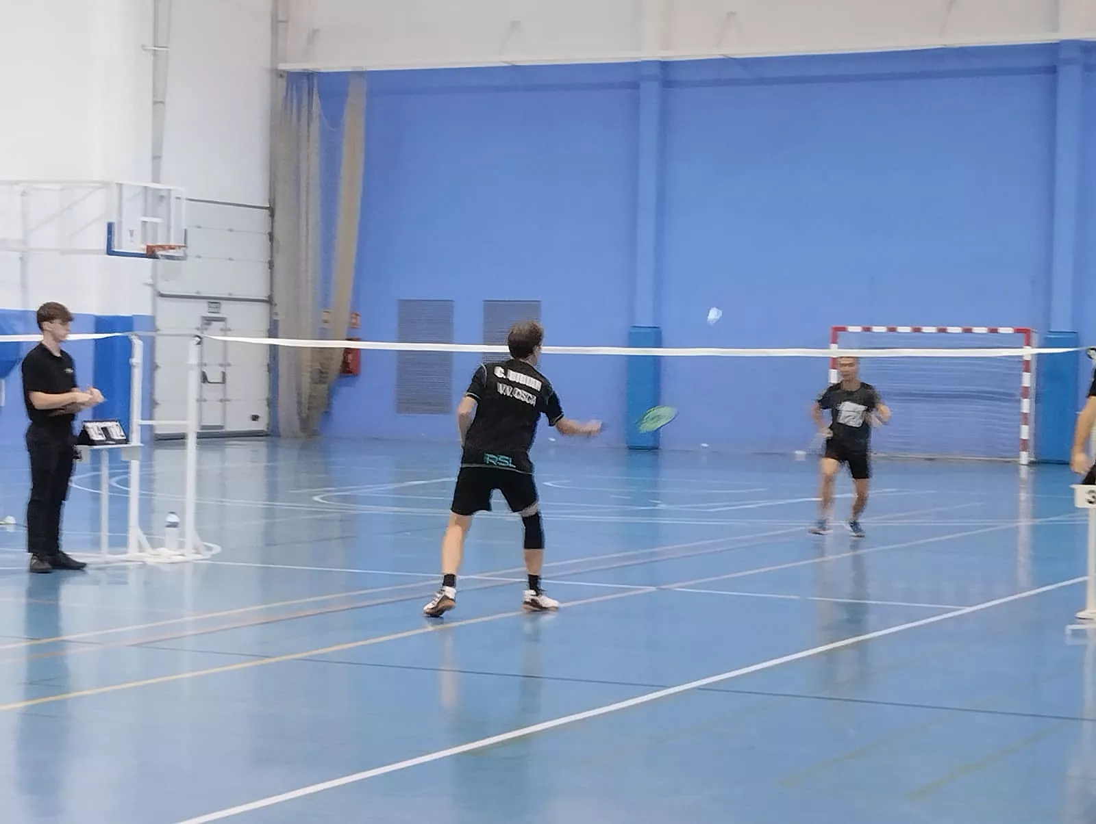 Un momento del torneo en Binéfar.