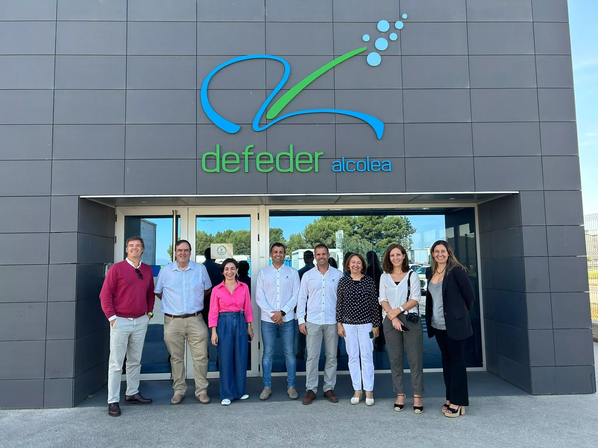 Visita de periodistas a Defeder en Monzón.