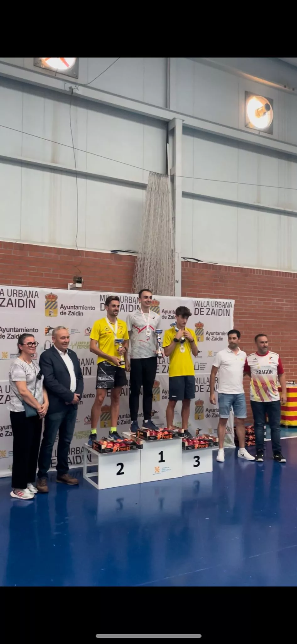 Podio absoluto masculino.