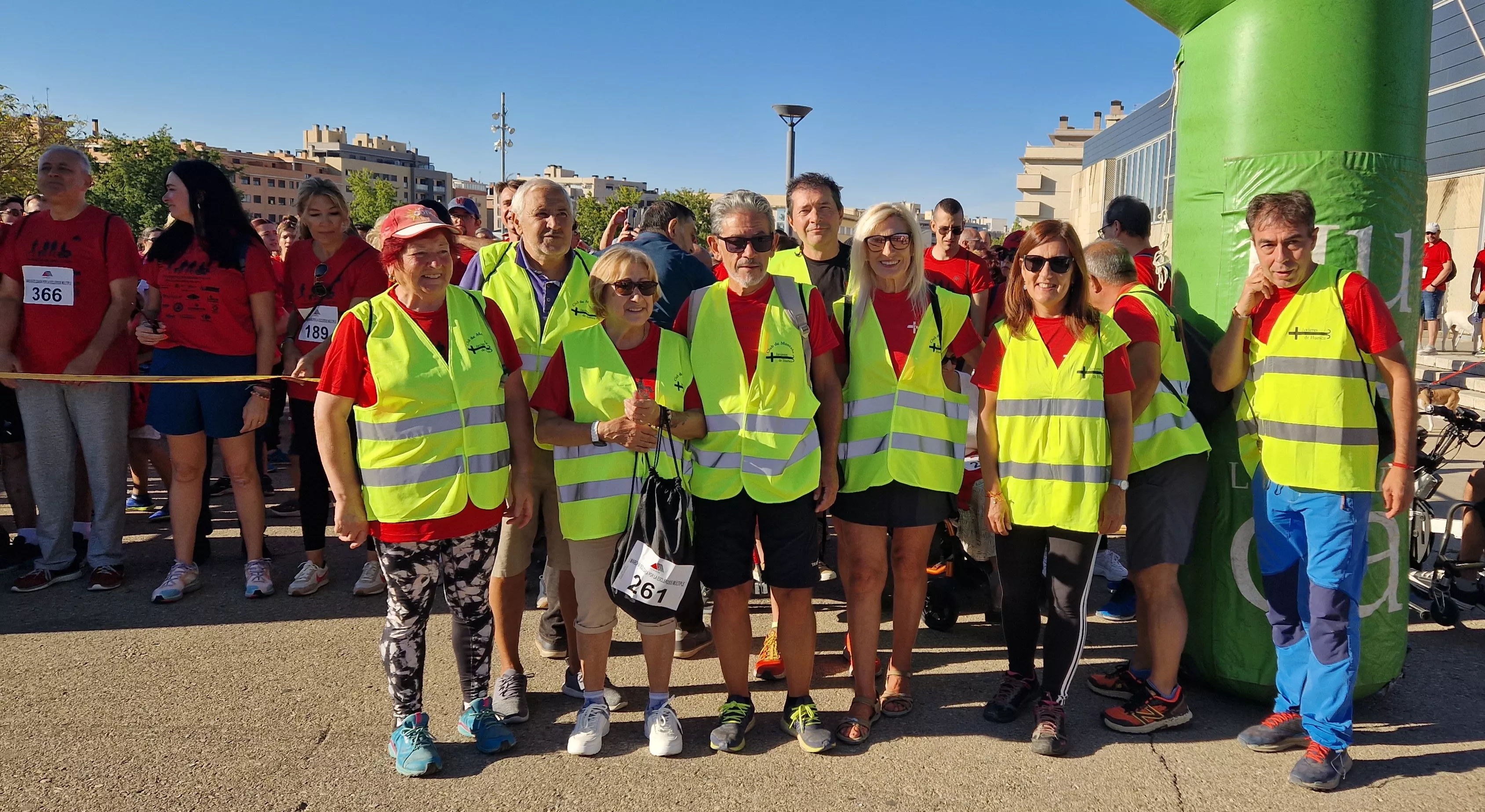I Marcha por la Esclerosis Múltiple en Huesca. Foto Myriam Martínez 