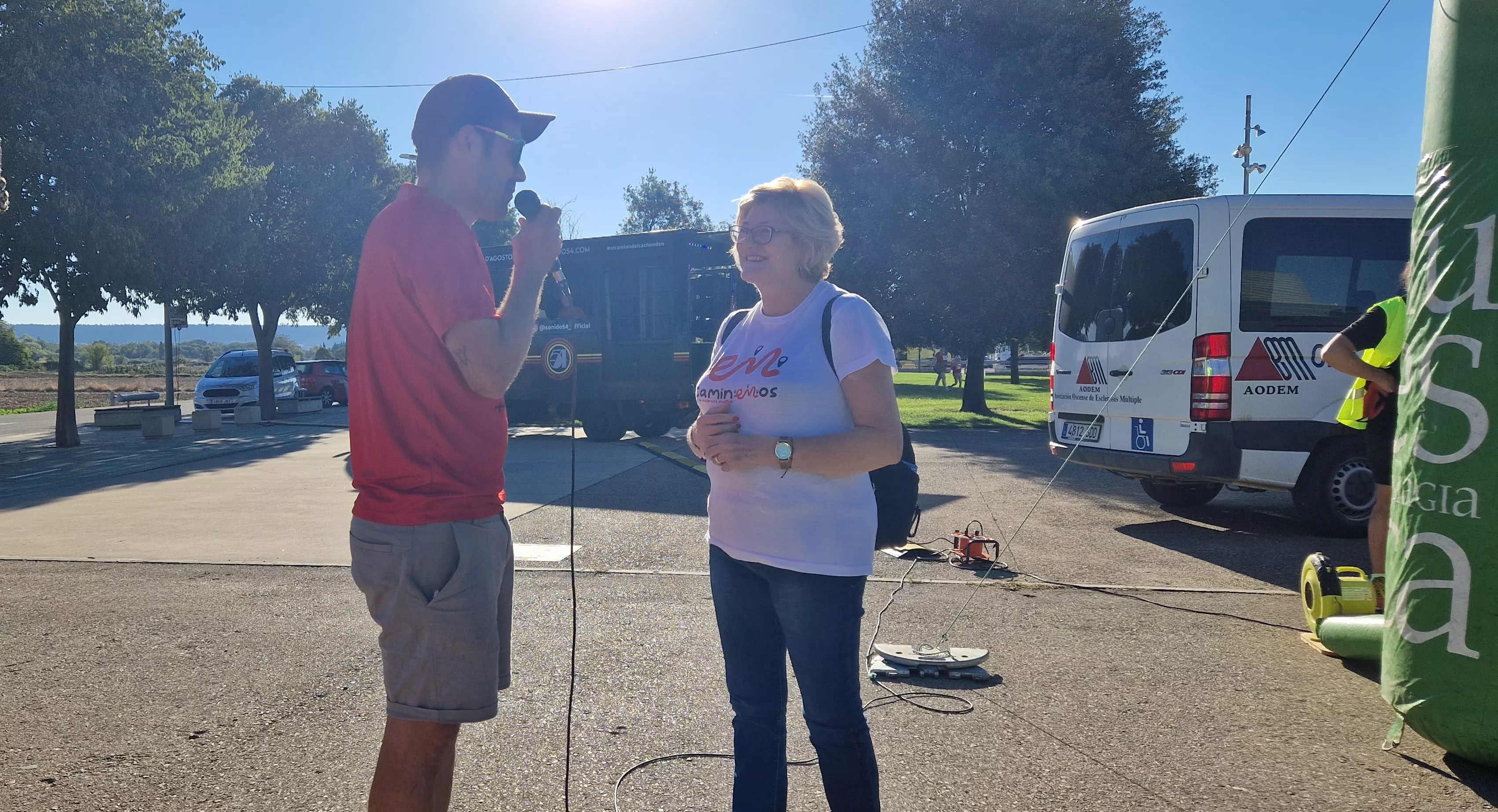 I Marcha por la Esclerosis Múltiple en Huesca. Foto Myriam Martínez 