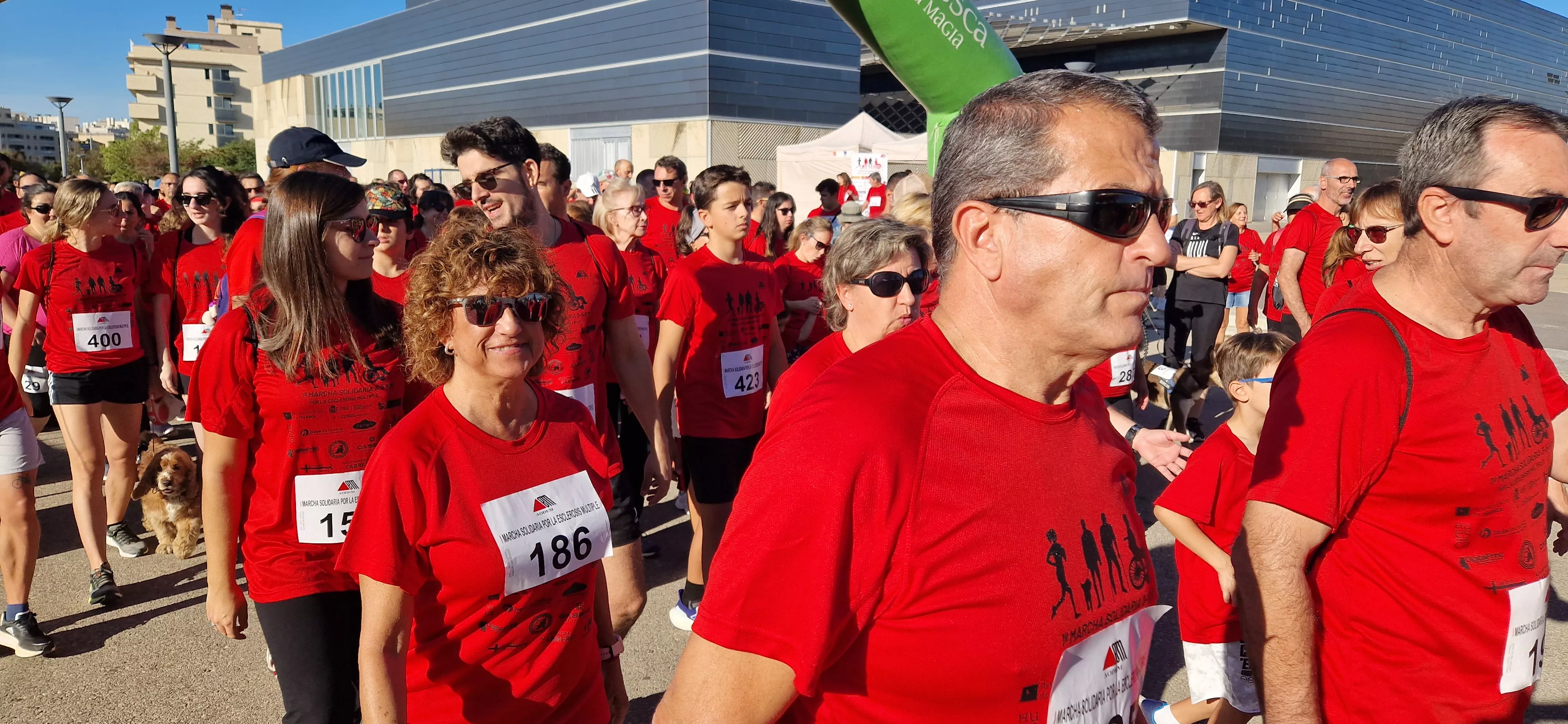 I Marcha por la Esclerosis Múltiple en Huesca. Foto Myriam Martínez 