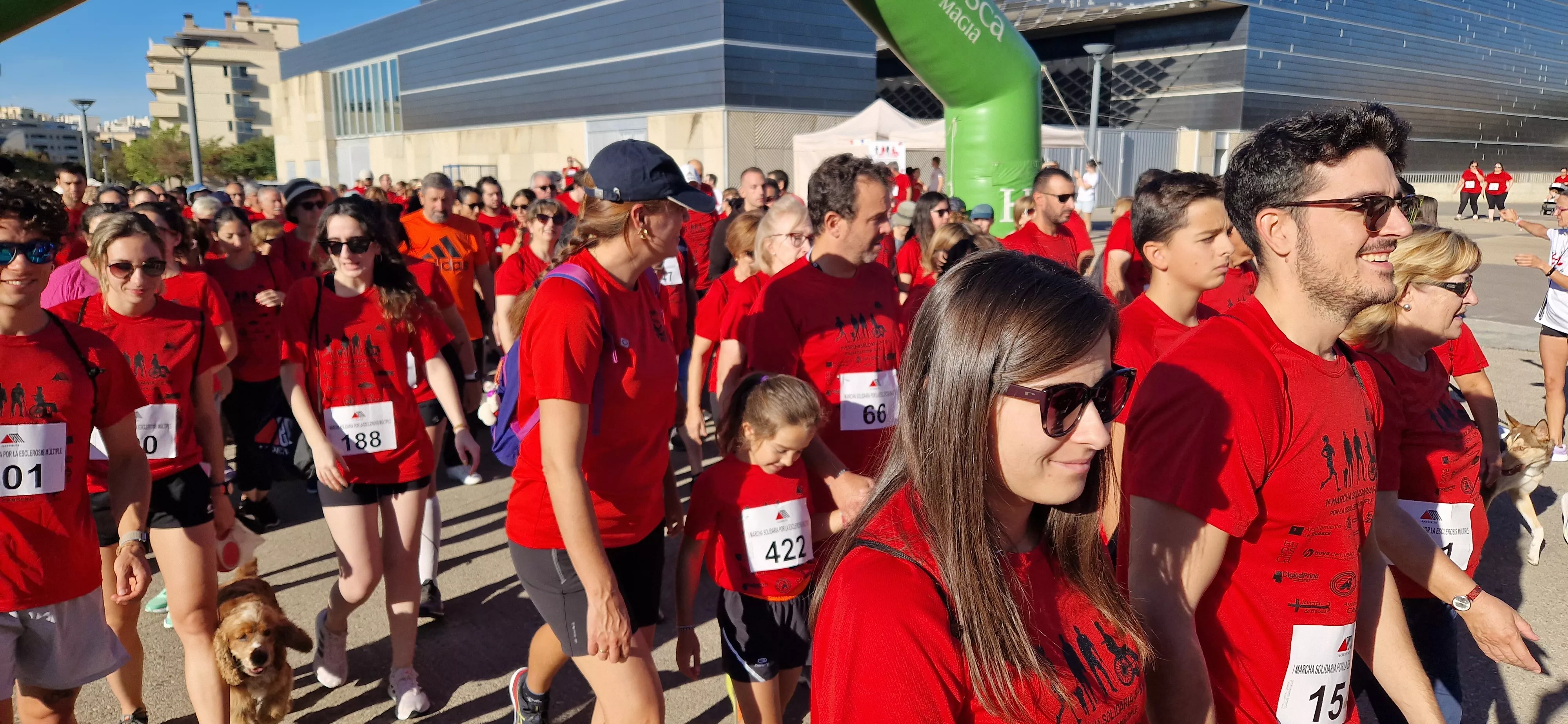 I Marcha por la Esclerosis Múltiple en Huesca. Foto Myriam Martínez 