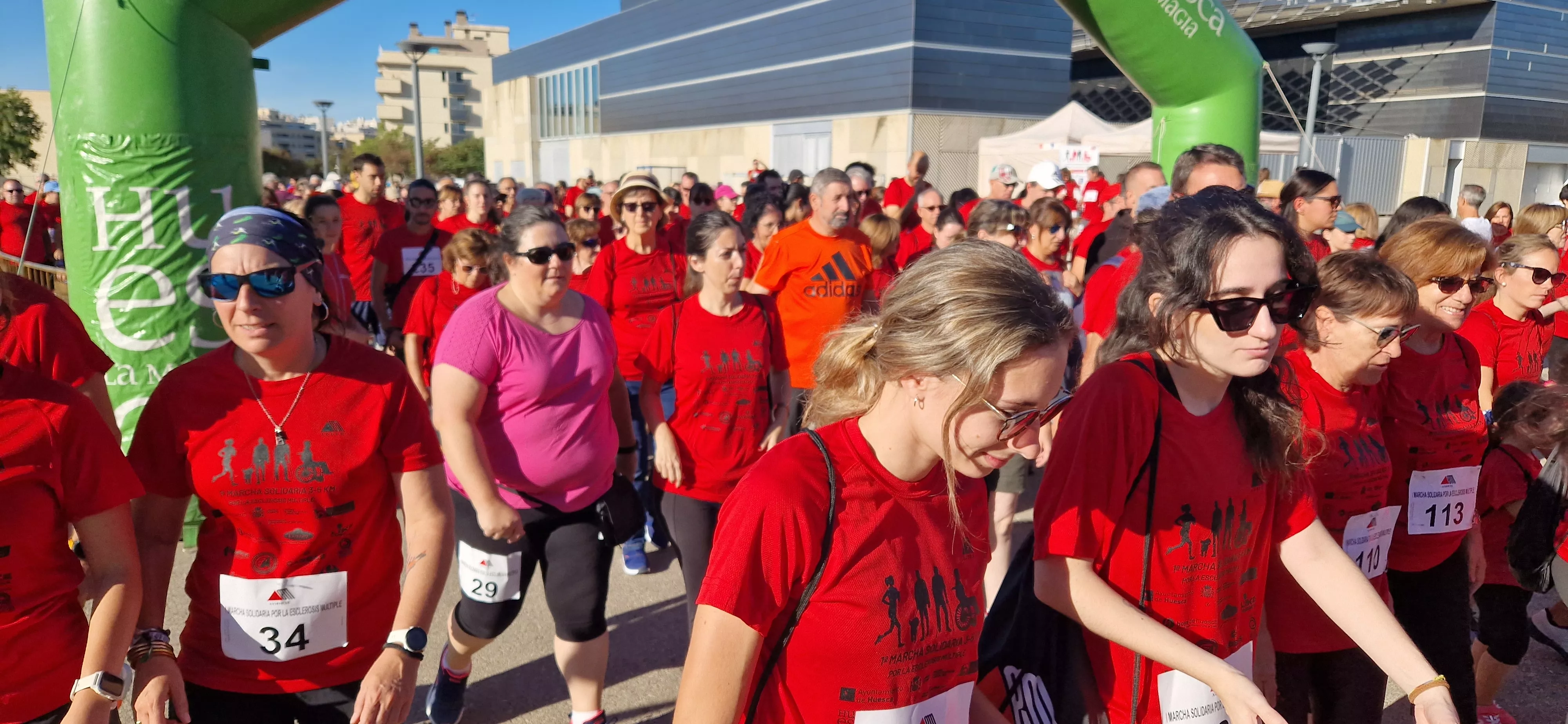I Marcha por la Esclerosis Múltiple en Huesca. Foto Myriam Martínez 