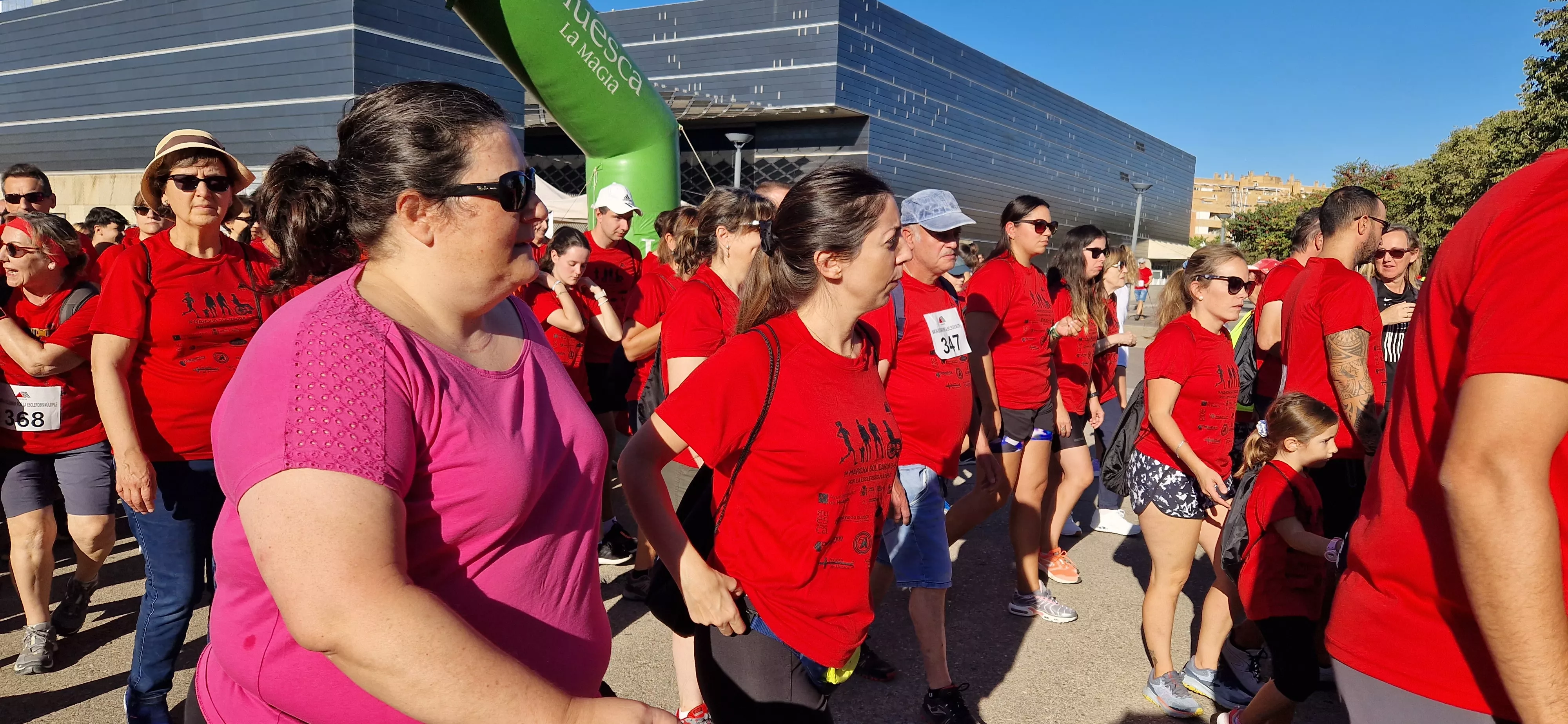 I Marcha por la Esclerosis Múltiple en Huesca. Foto Myriam Martínez 