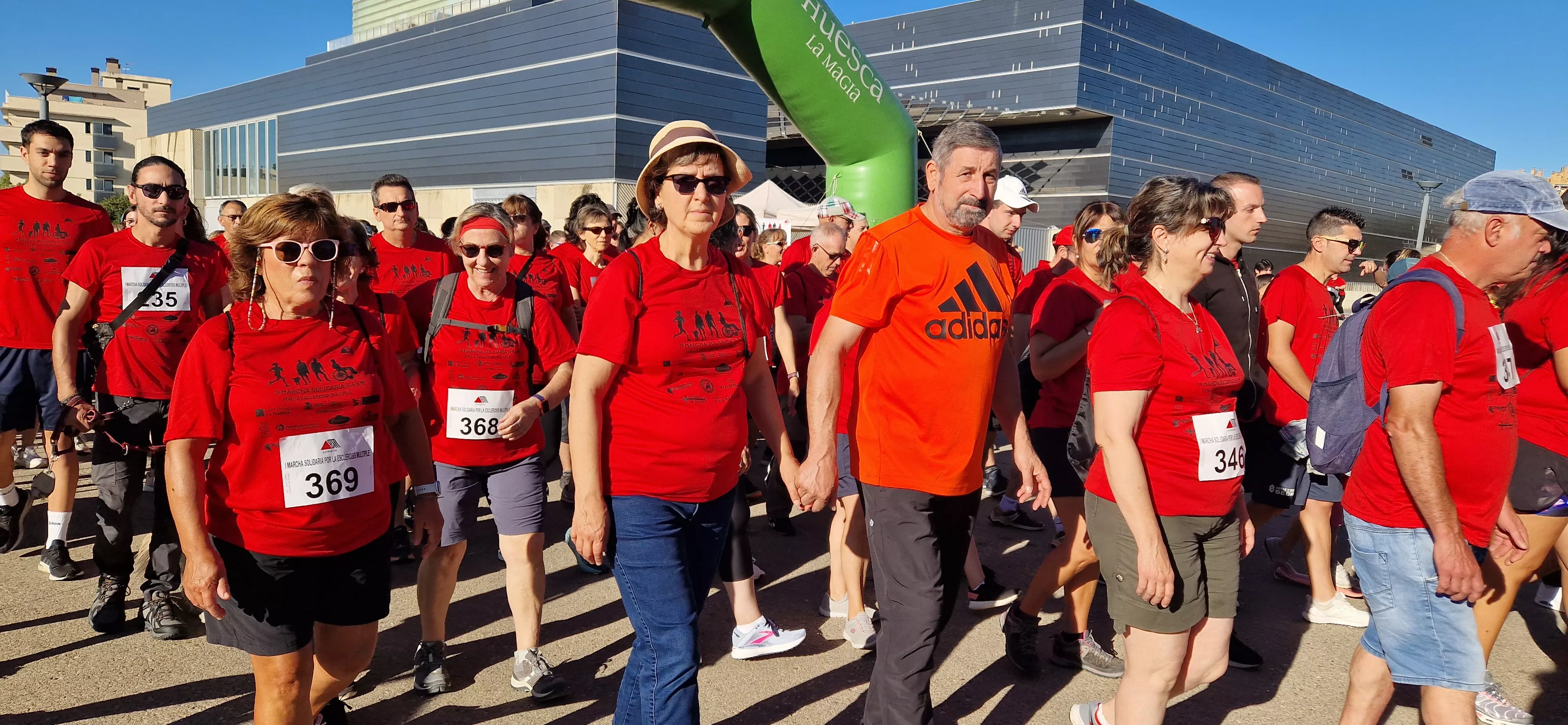 I Marcha por la Esclerosis Múltiple en Huesca. Foto Myriam Martínez 