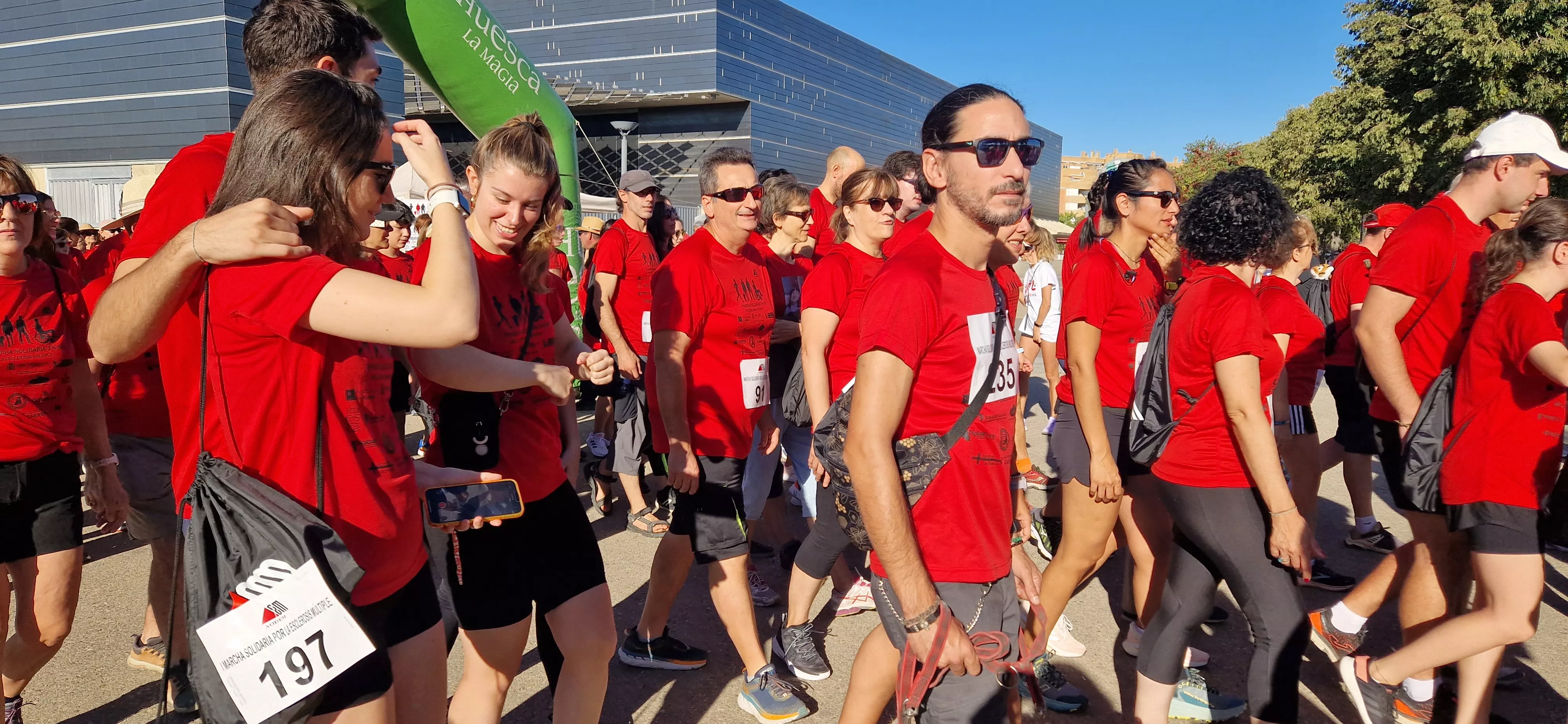 I Marcha por la Esclerosis Múltiple en Huesca. Foto Myriam Martínez 