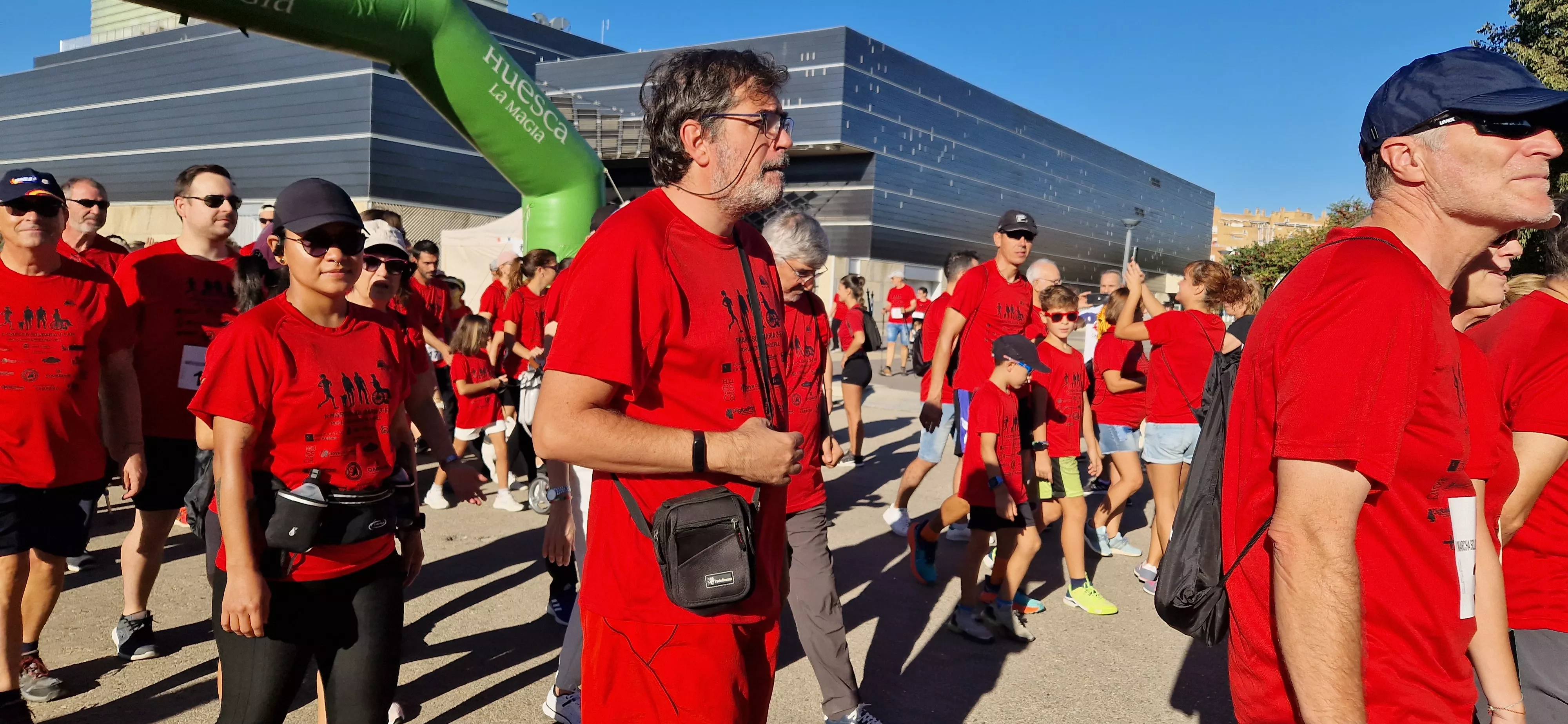 I Marcha por la Esclerosis Múltiple en Huesca. Foto Myriam Martínez 