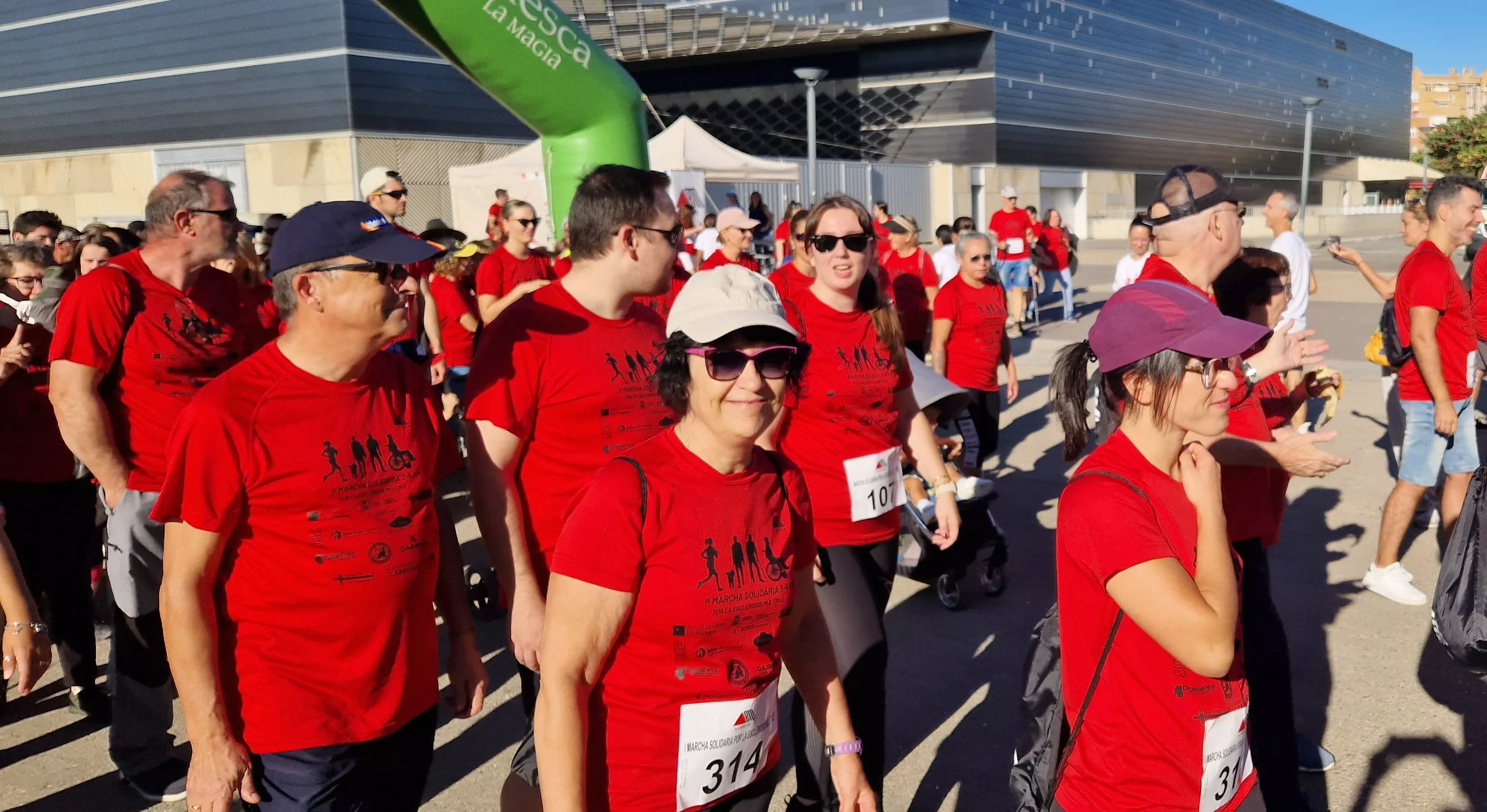 I Marcha por la Esclerosis Múltiple en Huesca. Foto Myriam Martínez 