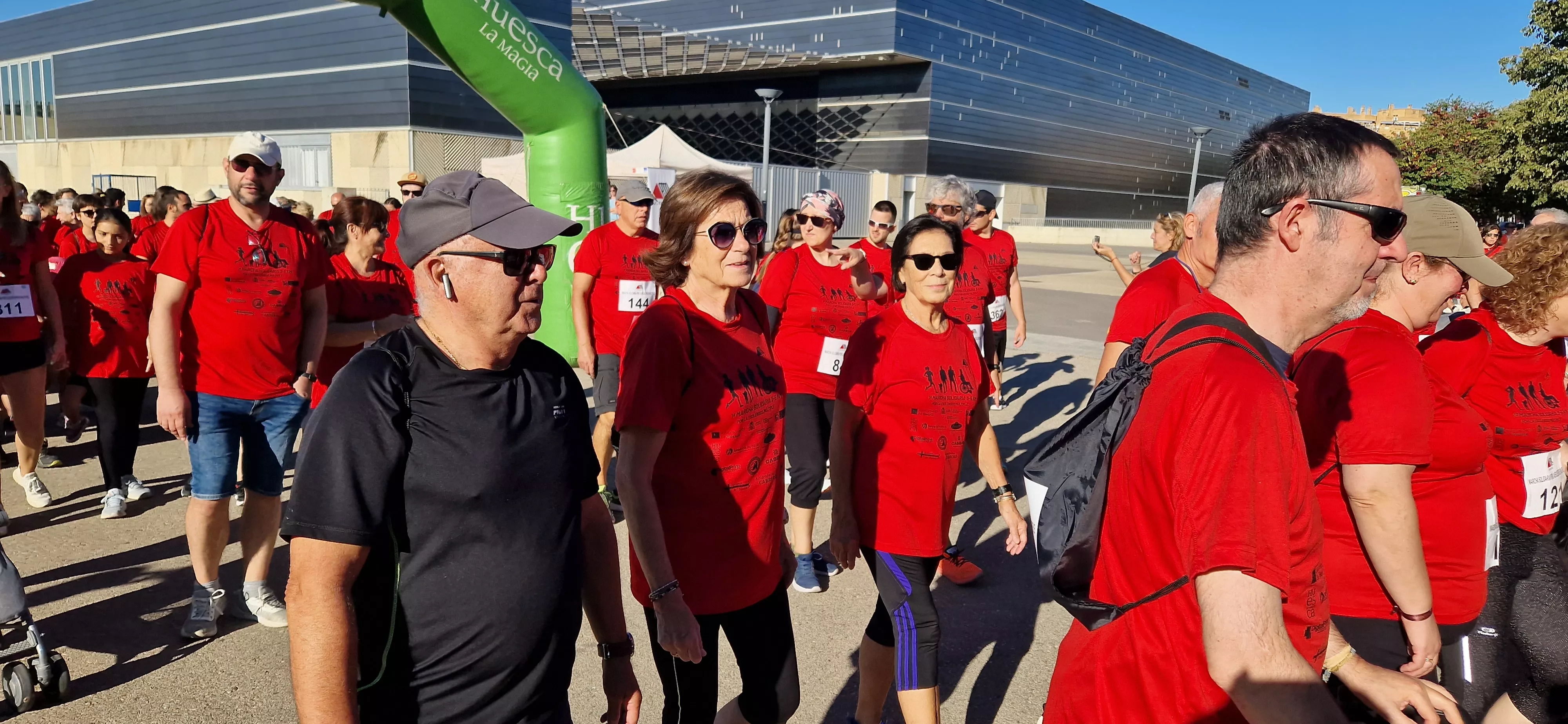I Marcha por la Esclerosis Múltiple en Huesca. Foto Myriam Martínez 