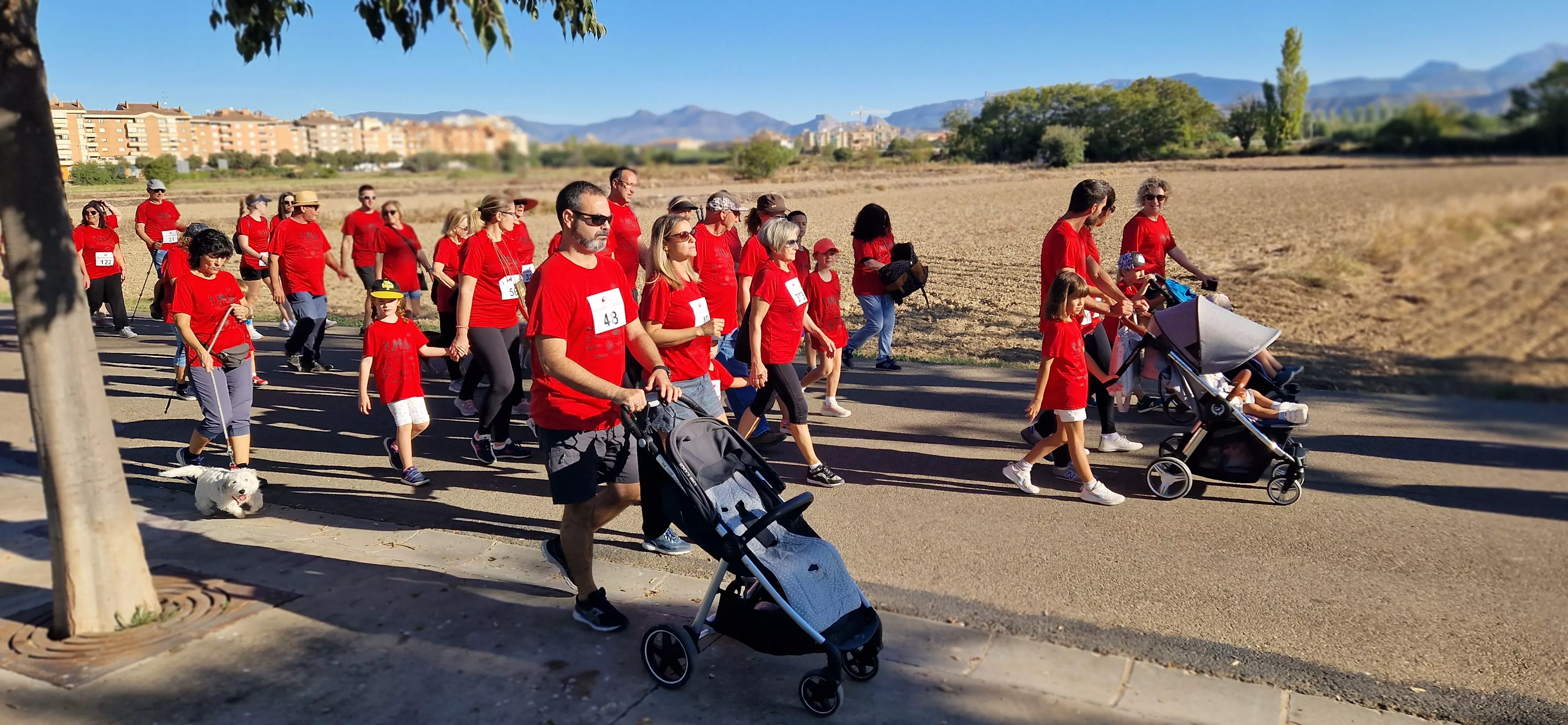 I Marcha por la Esclerosis Múltiple en Huesca. Foto Myriam Martínez 