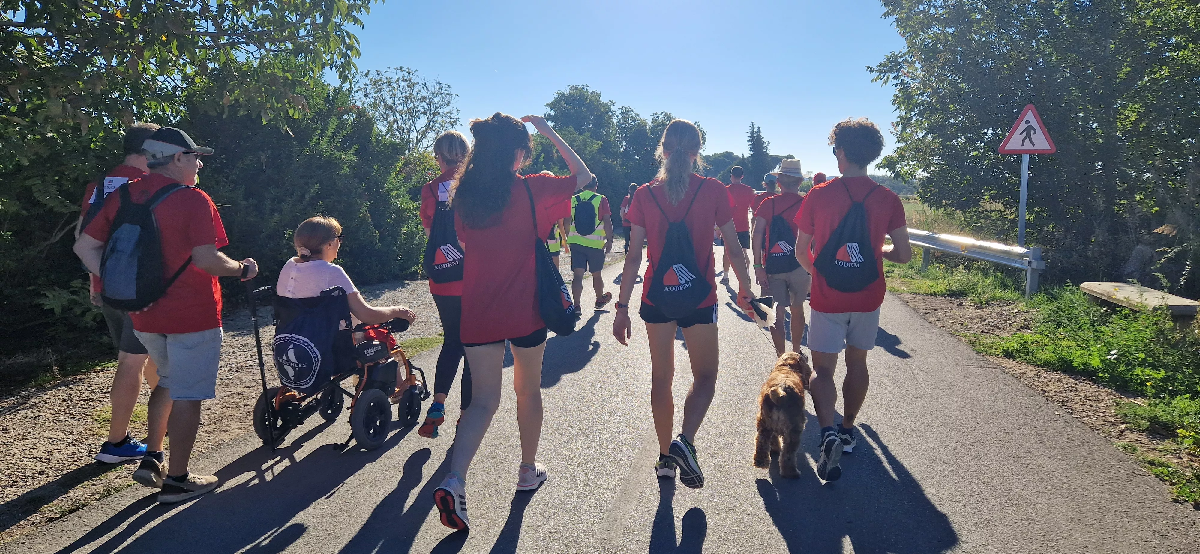 I Marcha por la Esclerosis Múltiple en Huesca. Foto Myriam Martínez 