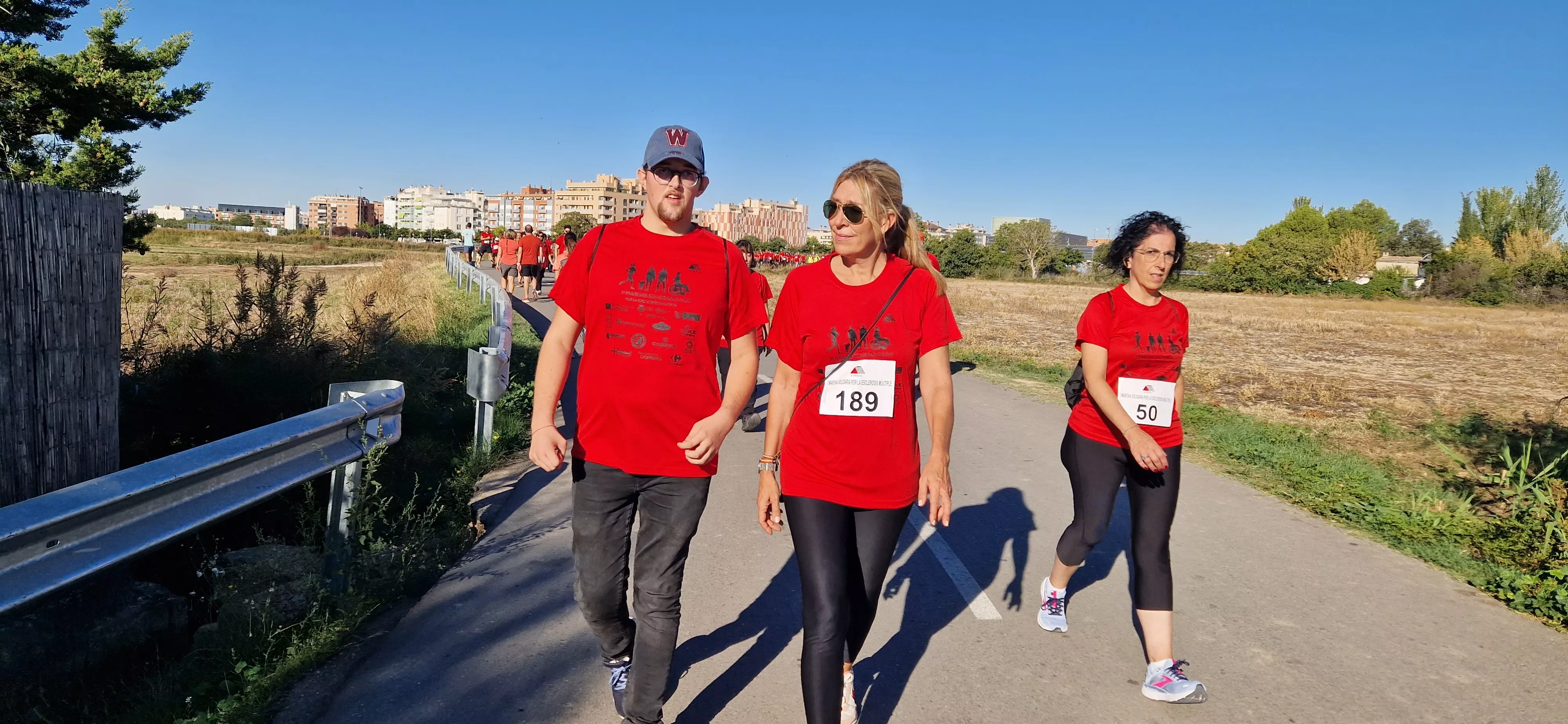 I Marcha por la Esclerosis Múltiple en Huesca. Foto Myriam Martínez 