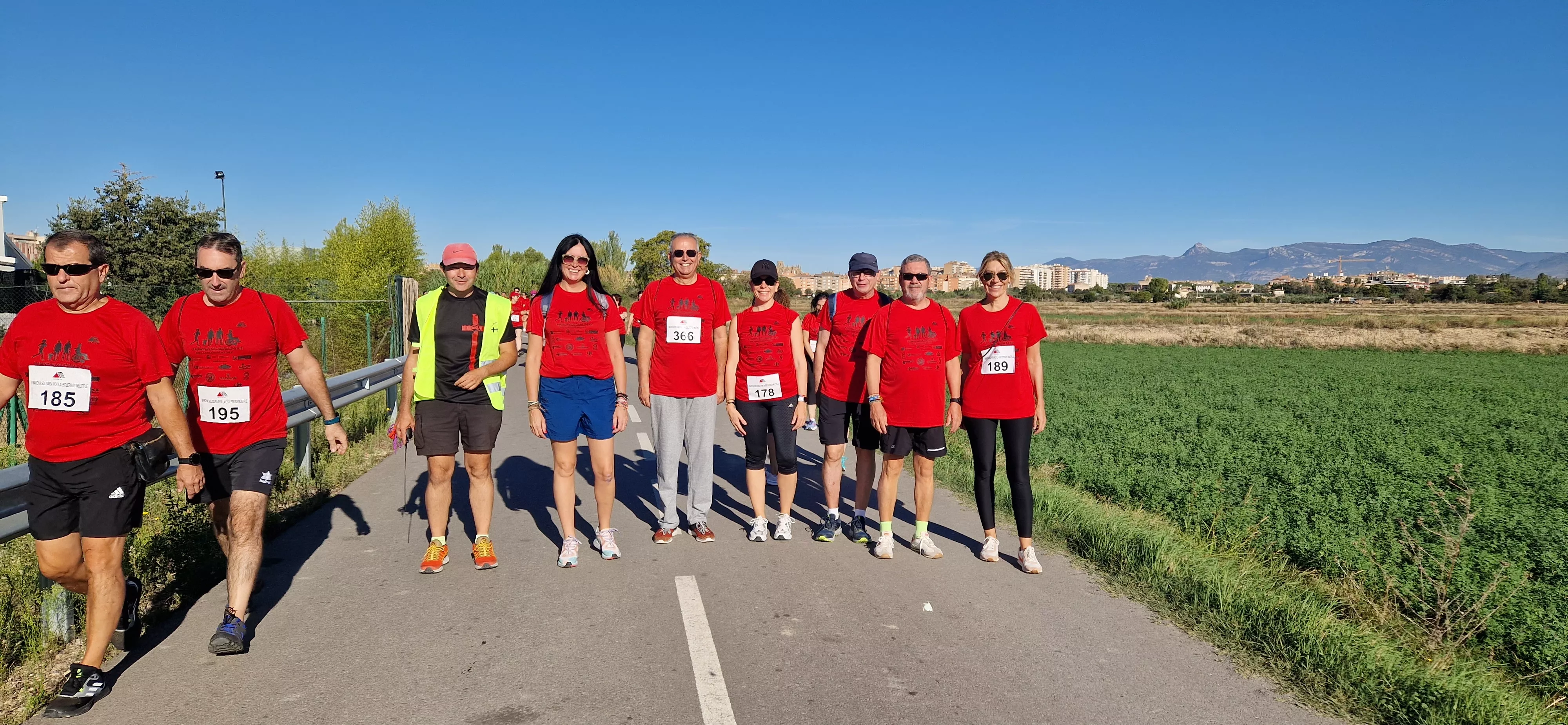 I Marcha por la Esclerosis Múltiple en Huesca. Foto Myriam Martínez 