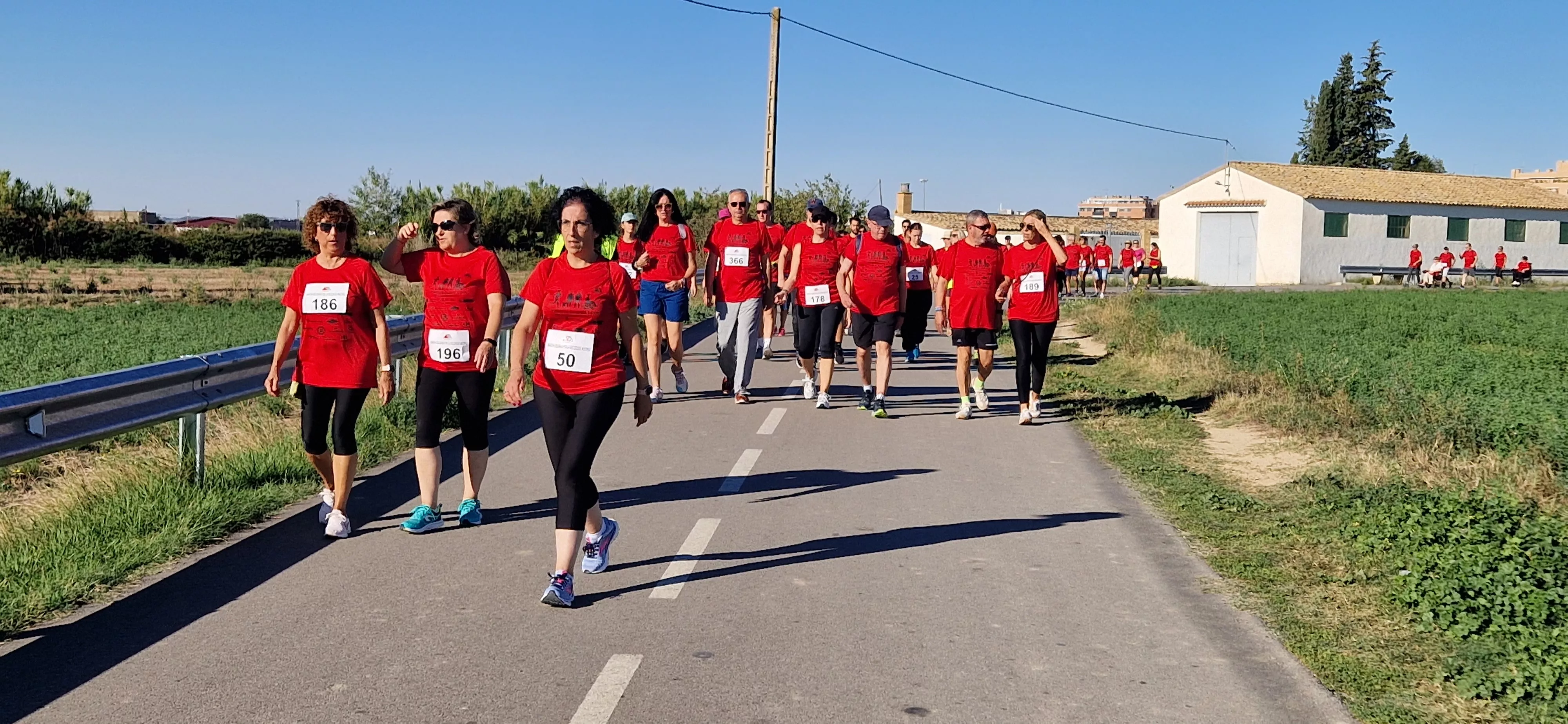 I Marcha por la Esclerosis Múltiple en Huesca. Foto Myriam Martínez 