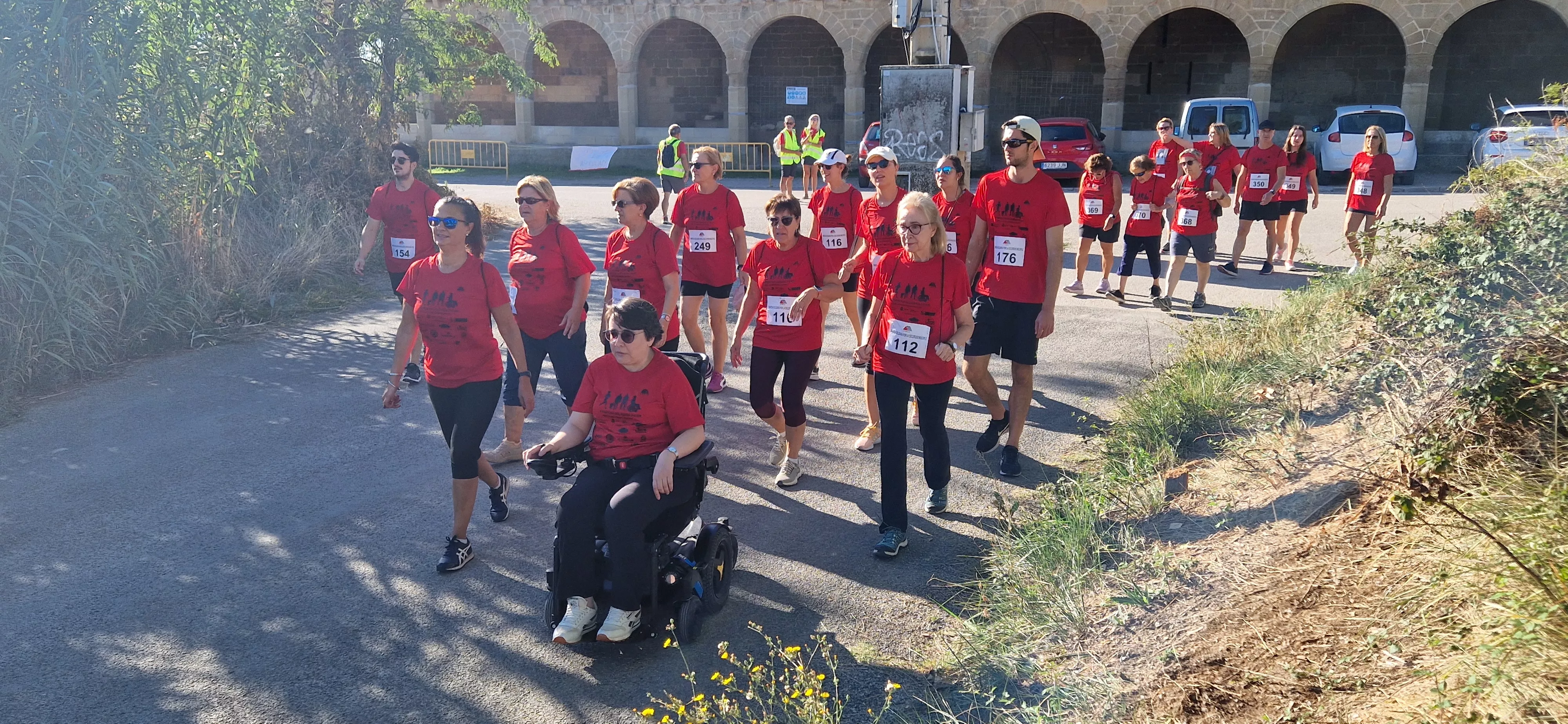I Marcha por la Esclerosis Múltiple en Huesca. Foto Myriam Martínez 