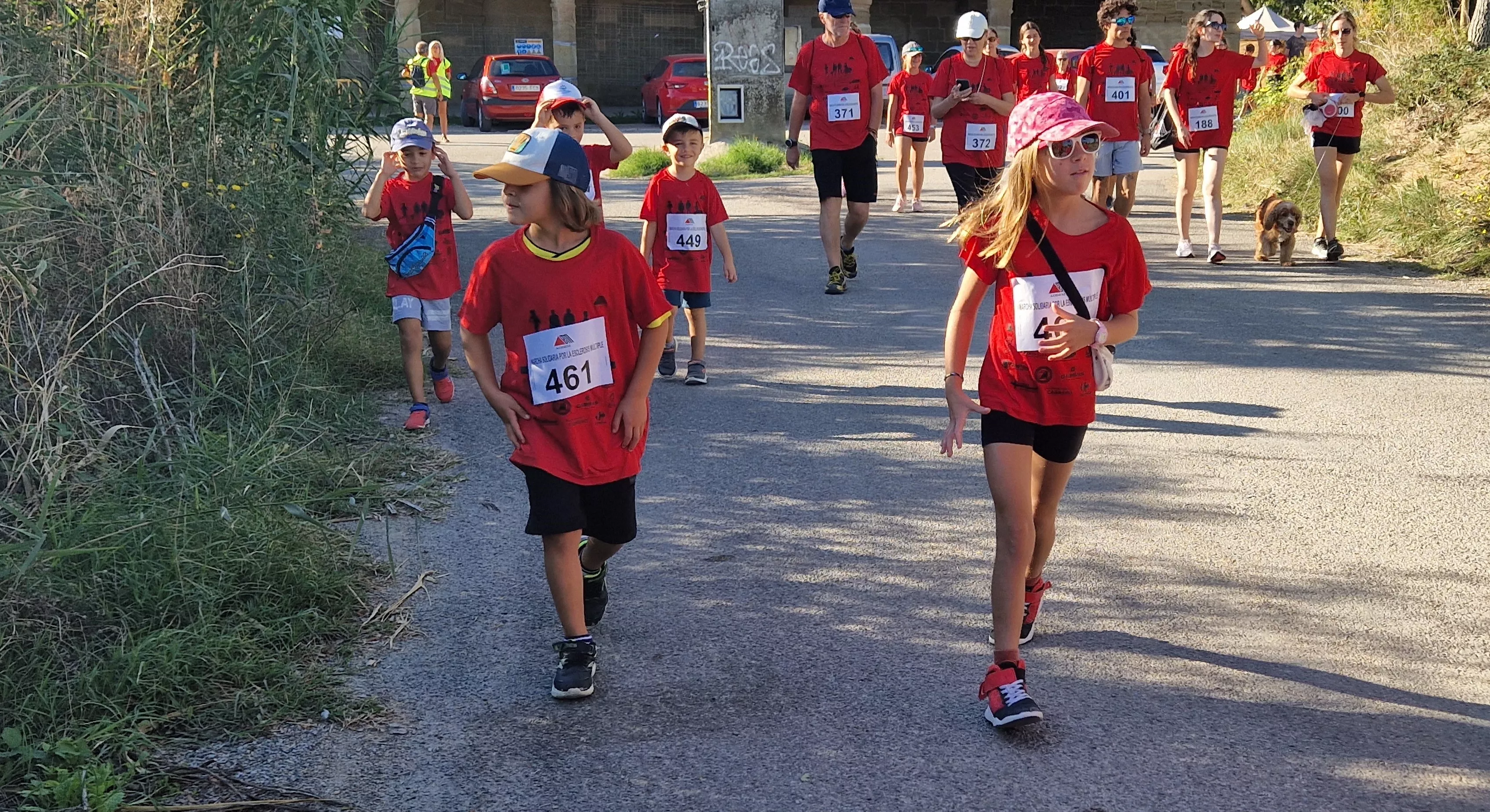 I Marcha por la Esclerosis Múltiple en Huesca. Foto Myriam Martínez 