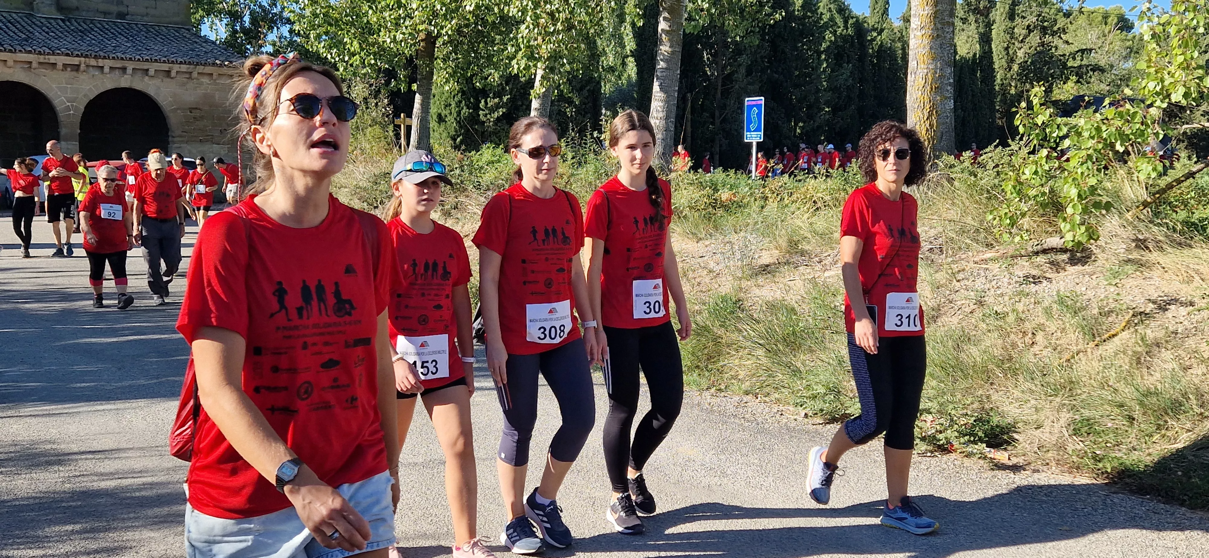 I Marcha por la Esclerosis Múltiple en Huesca. Foto Myriam Martínez 