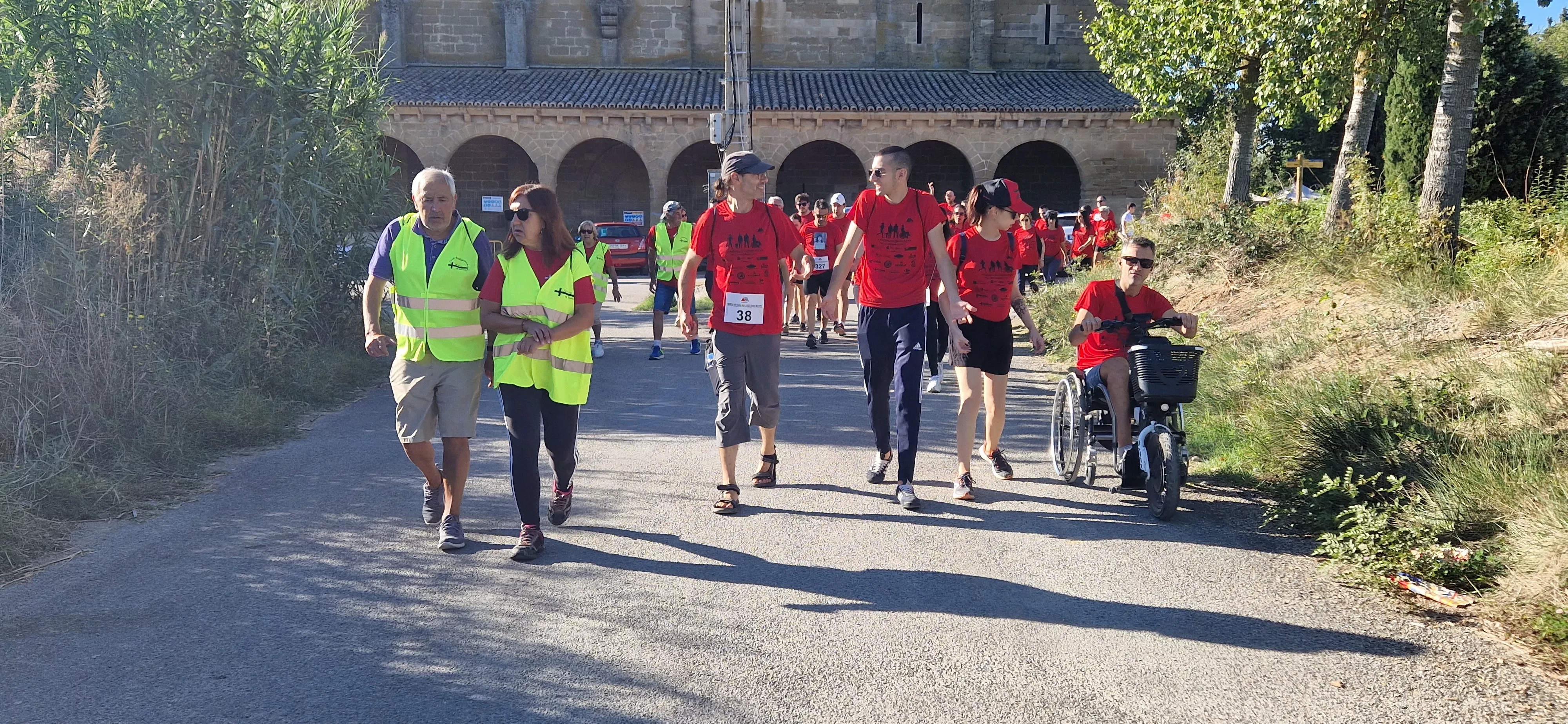 I Marcha por la Esclerosis Múltiple en Huesca. Foto Myriam Martínez