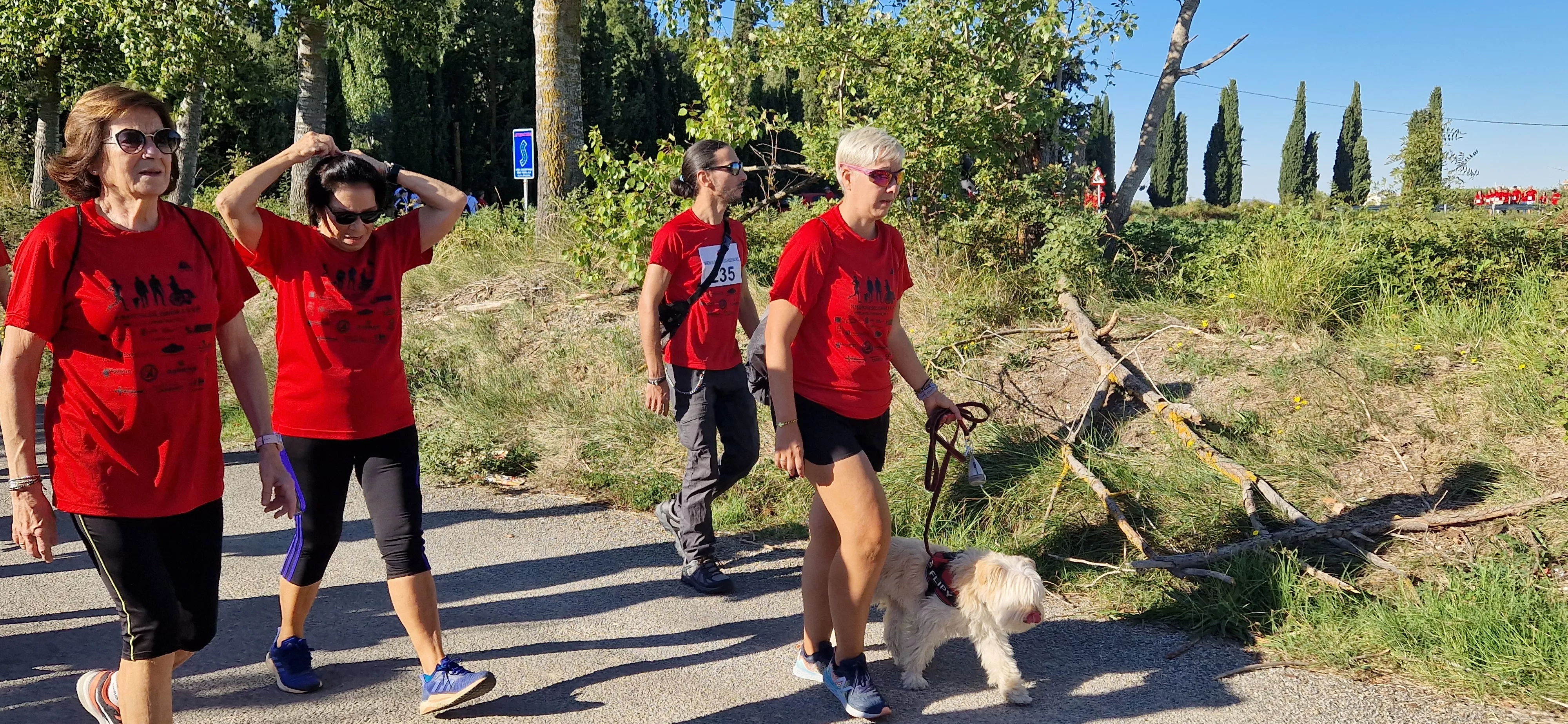 I Marcha por la Esclerosis Múltiple en Huesca. Foto Myriam Martínez 