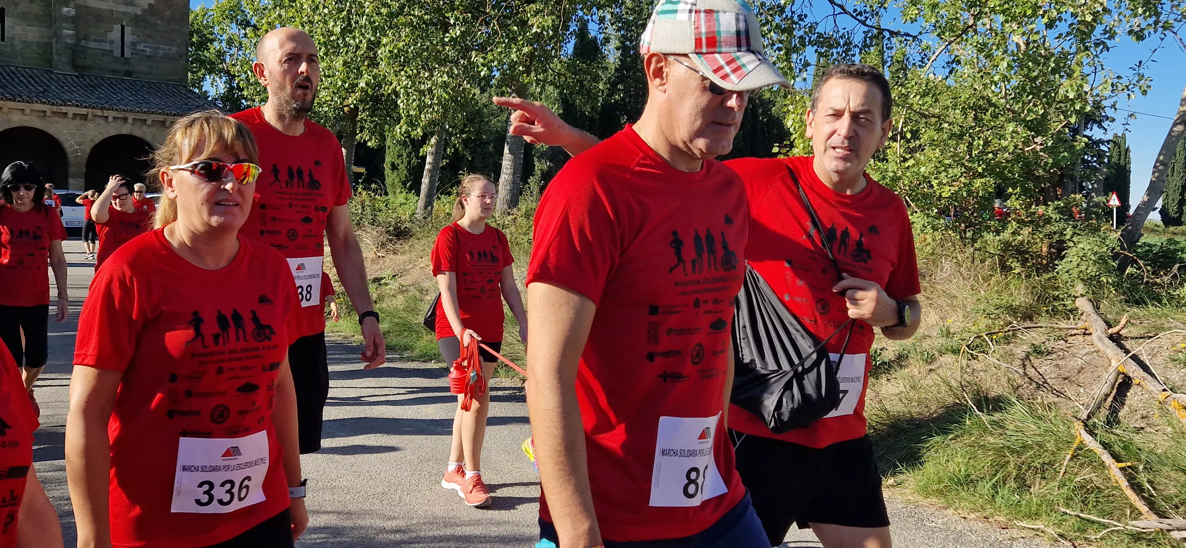 I Marcha por la Esclerosis Múltiple en Huesca. Foto Myriam Martínez 