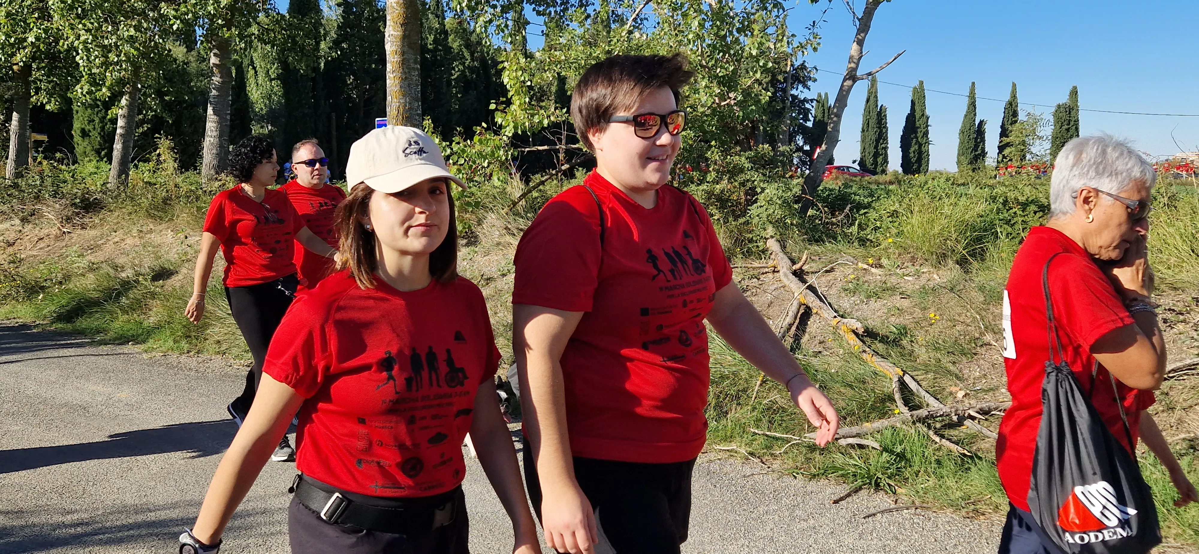 I Marcha por la Esclerosis Múltiple en Huesca. Foto Myriam Martínez 