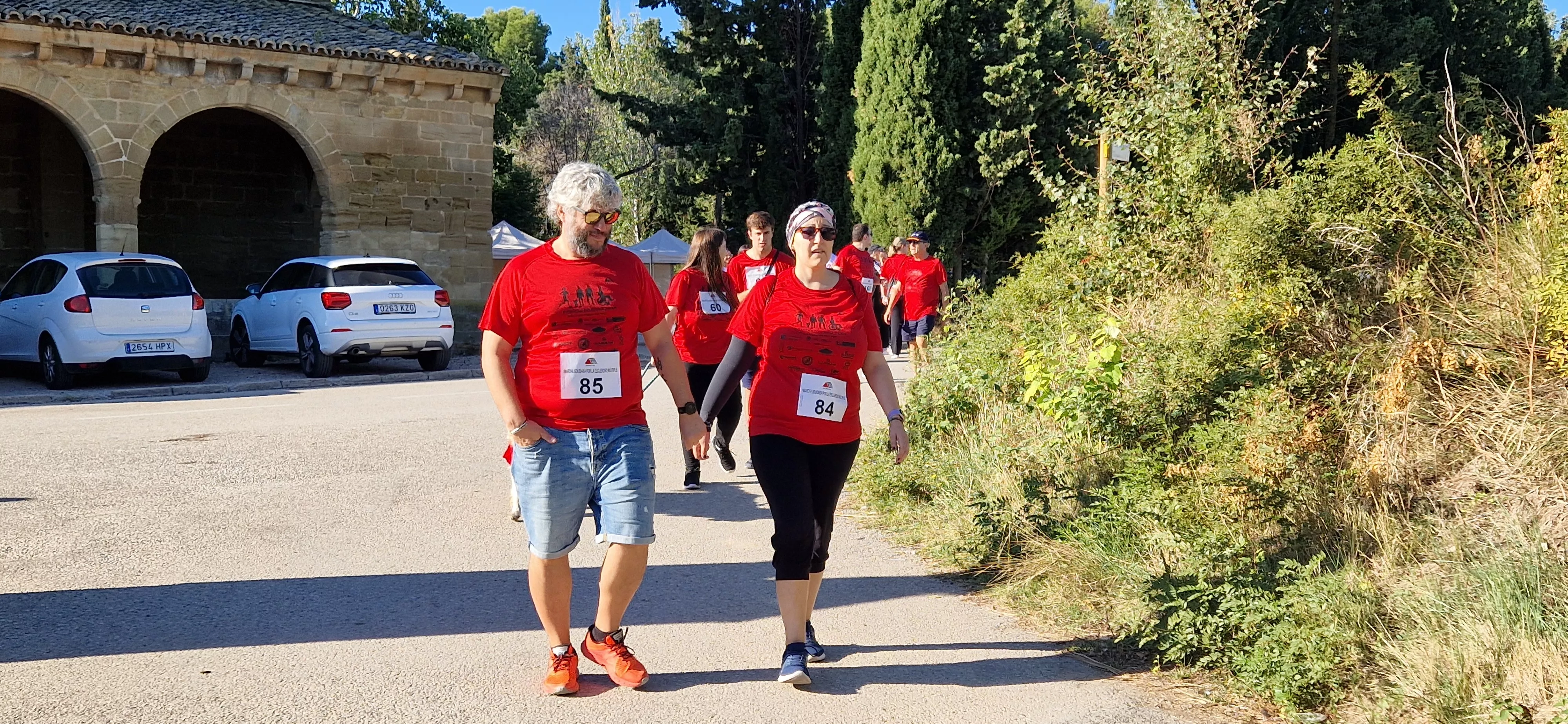 I Marcha por la Esclerosis Múltiple en Huesca. Foto Myriam Martínez 
