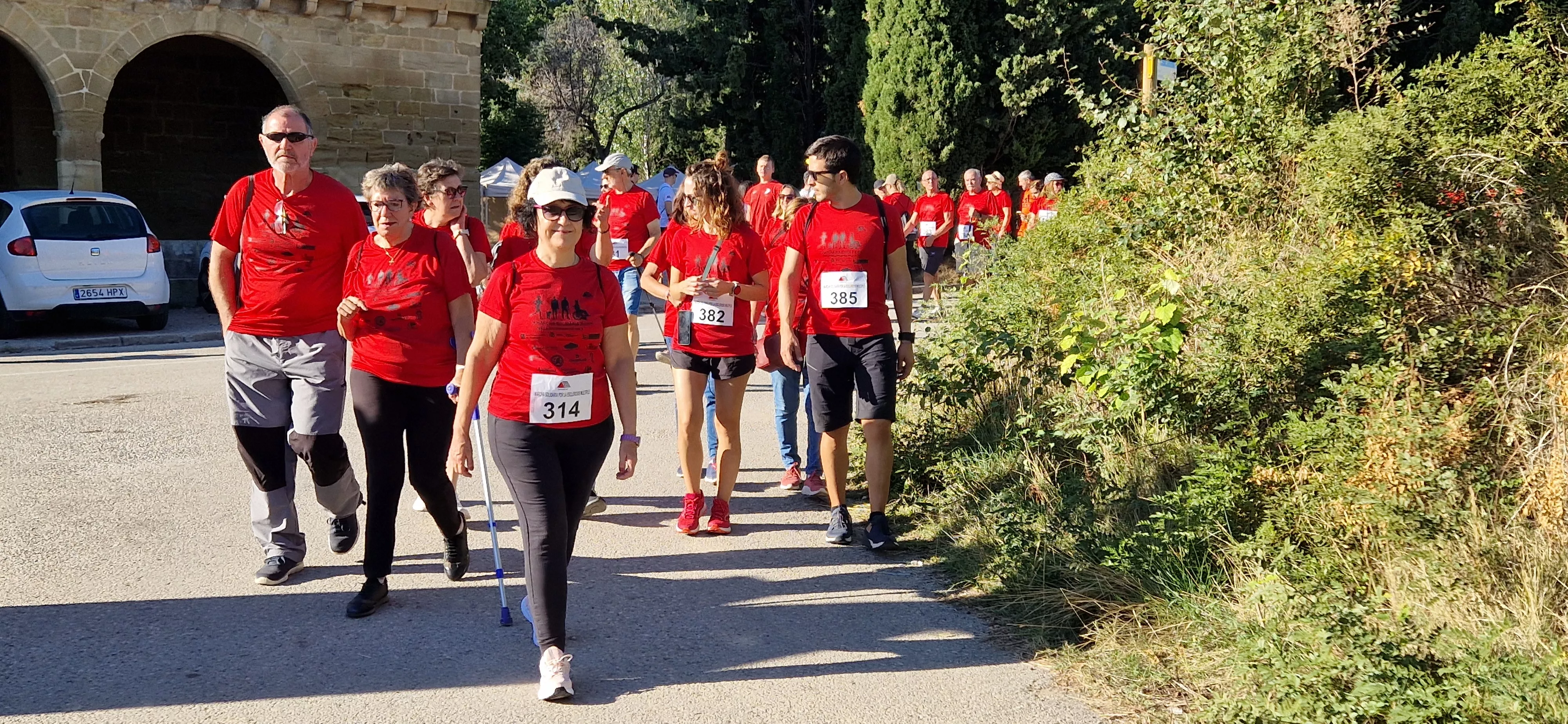 I Marcha por la Esclerosis Múltiple en Huesca. Foto Myriam Martínez 