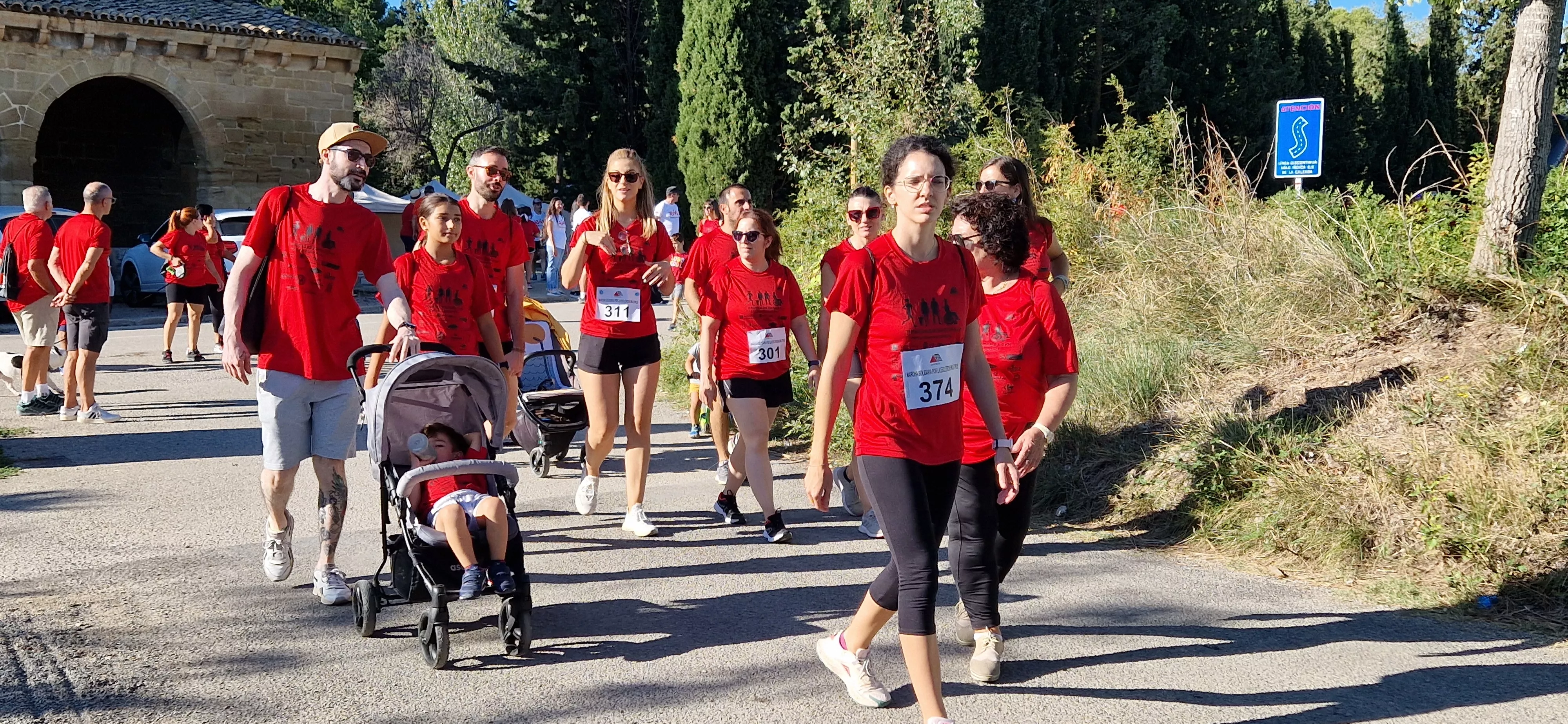 I Marcha por la Esclerosis Múltiple en Huesca. Foto Myriam Martínez 