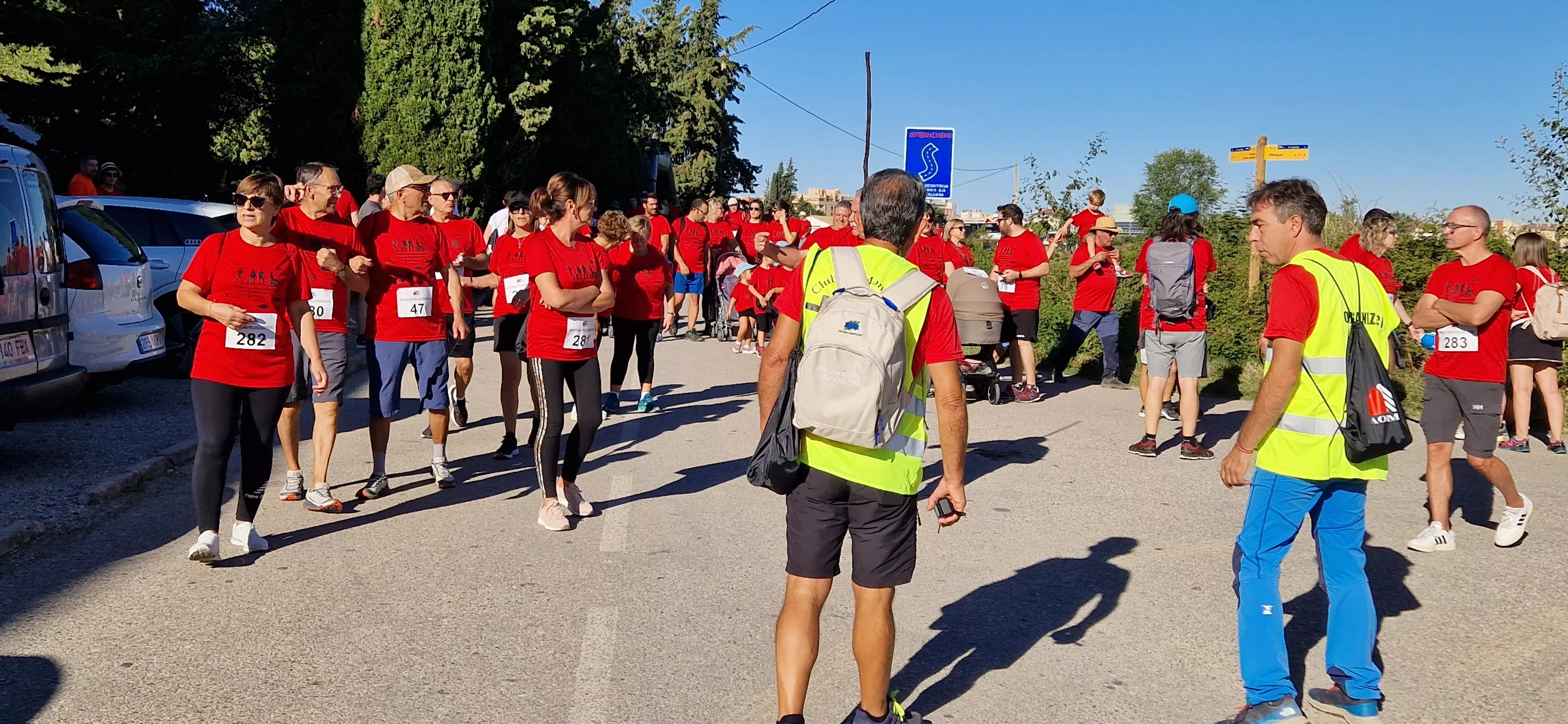 I Marcha por la Esclerosis Múltiple en Huesca. Foto Myriam Martínez 
