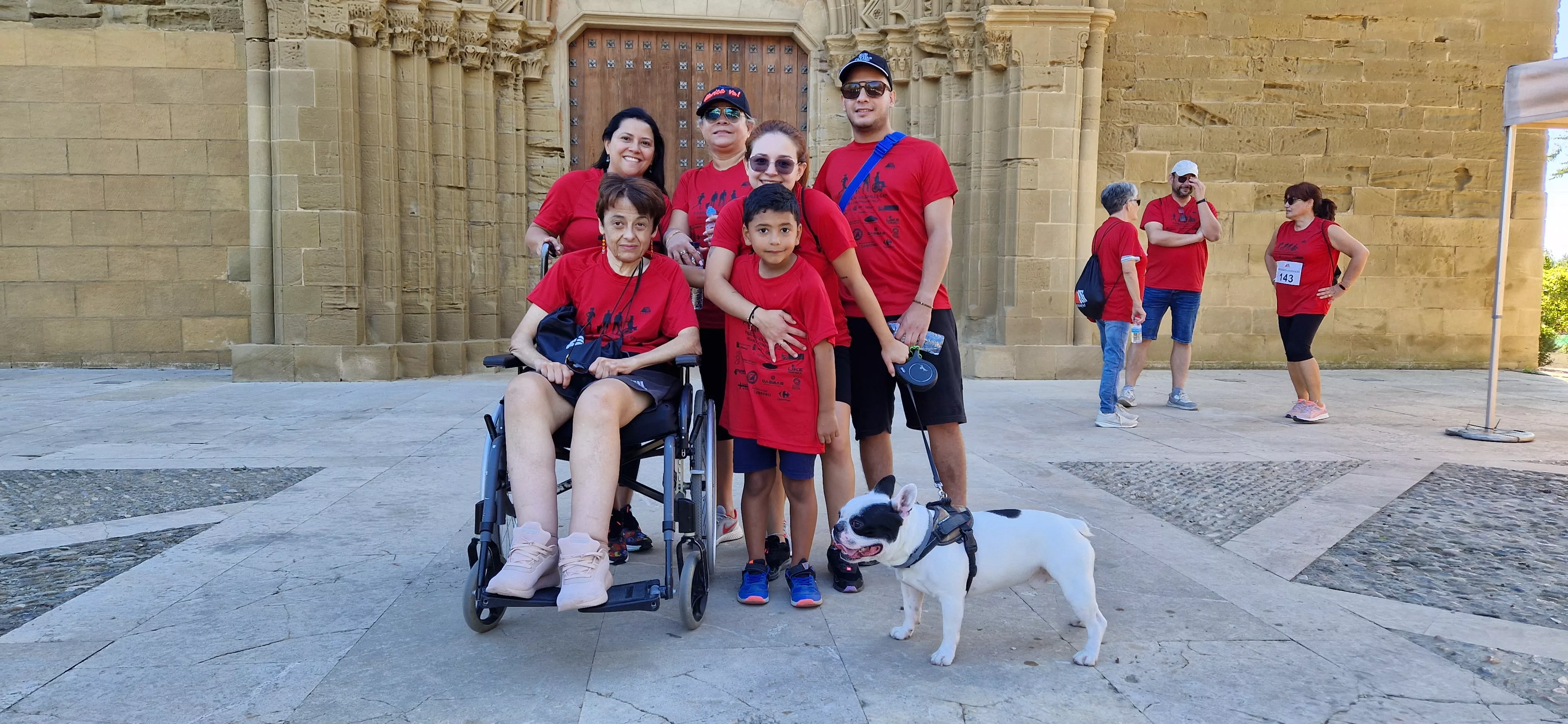 I Marcha por la Esclerosis Múltiple en Huesca. Foto Myriam Martínez 