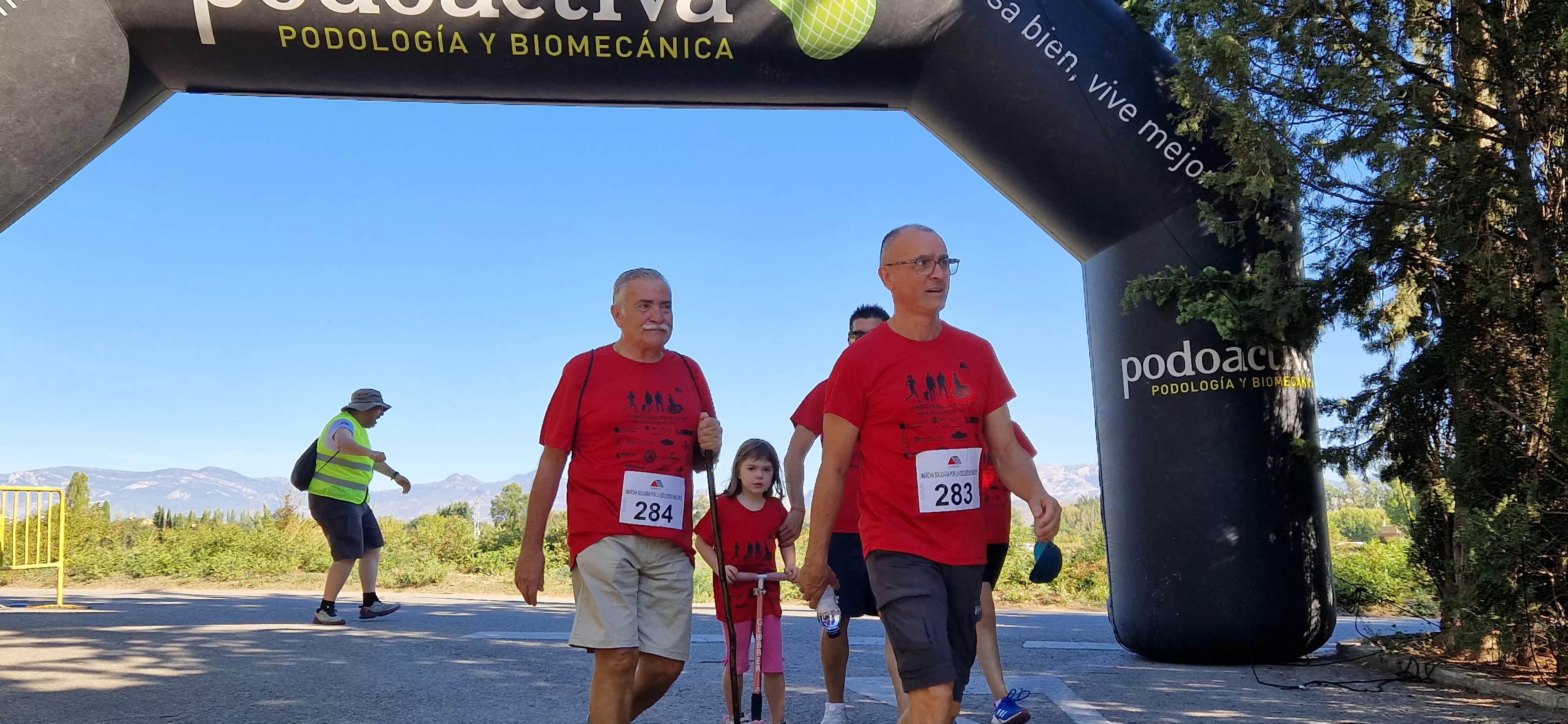 I Marcha por la Esclerosis Múltiple en Huesca. Foto Myriam Martínez 